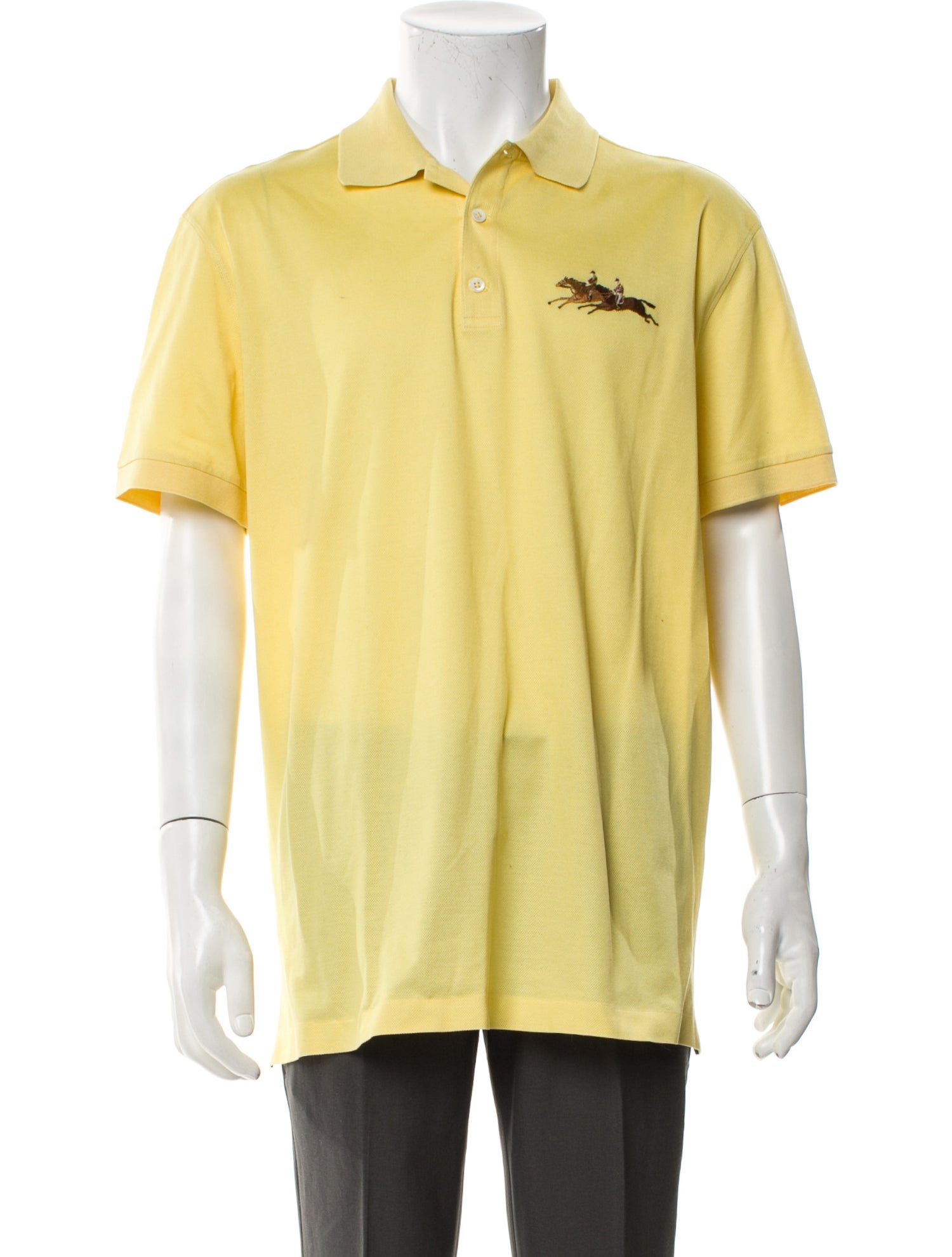 Ralph Lauren Purple Label Crew Neck Short Sleeve Polo Shirt