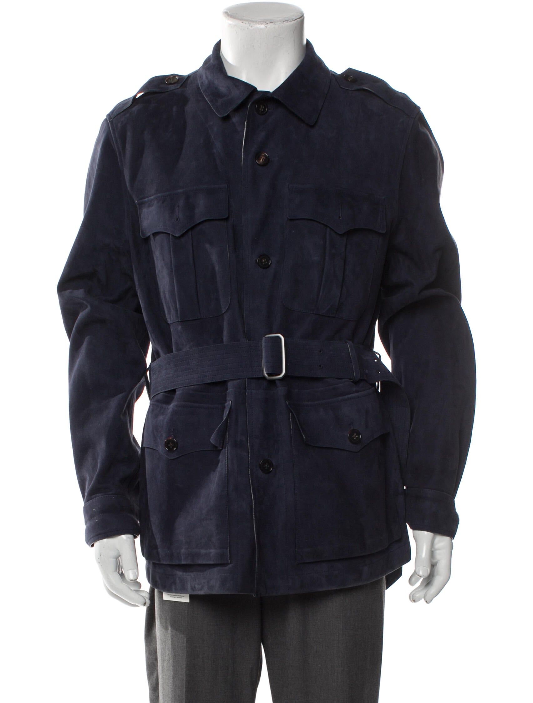 Ralph Lauren Purple Label 2022 Lamb Leather Utility Jacket