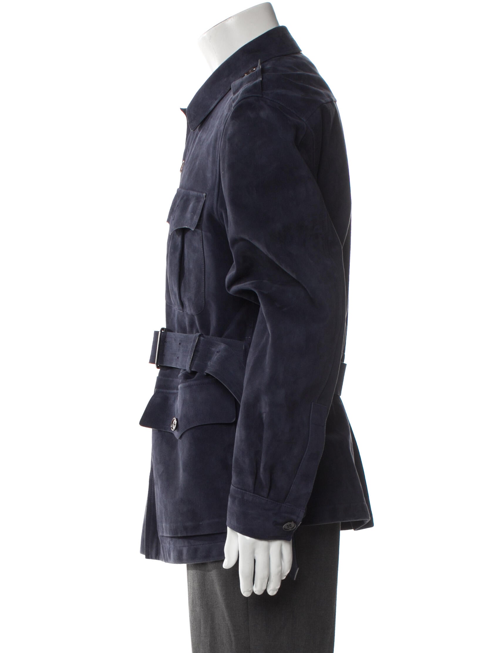 Ralph Lauren Purple Label 2022 Lamb Leather Utility Jacket