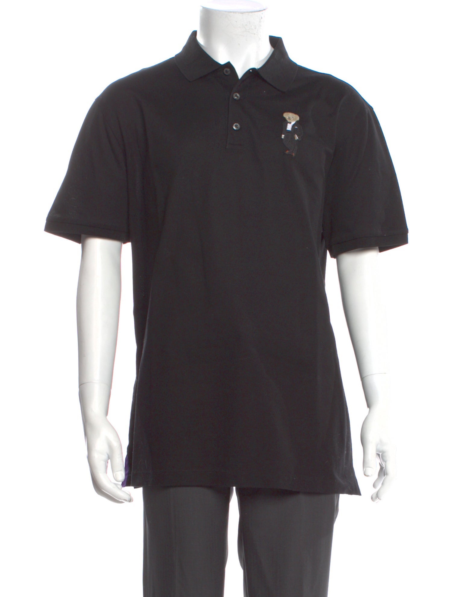 Ralph Lauren Purple Label Crew Neck Short Sleeve Polo Shirt