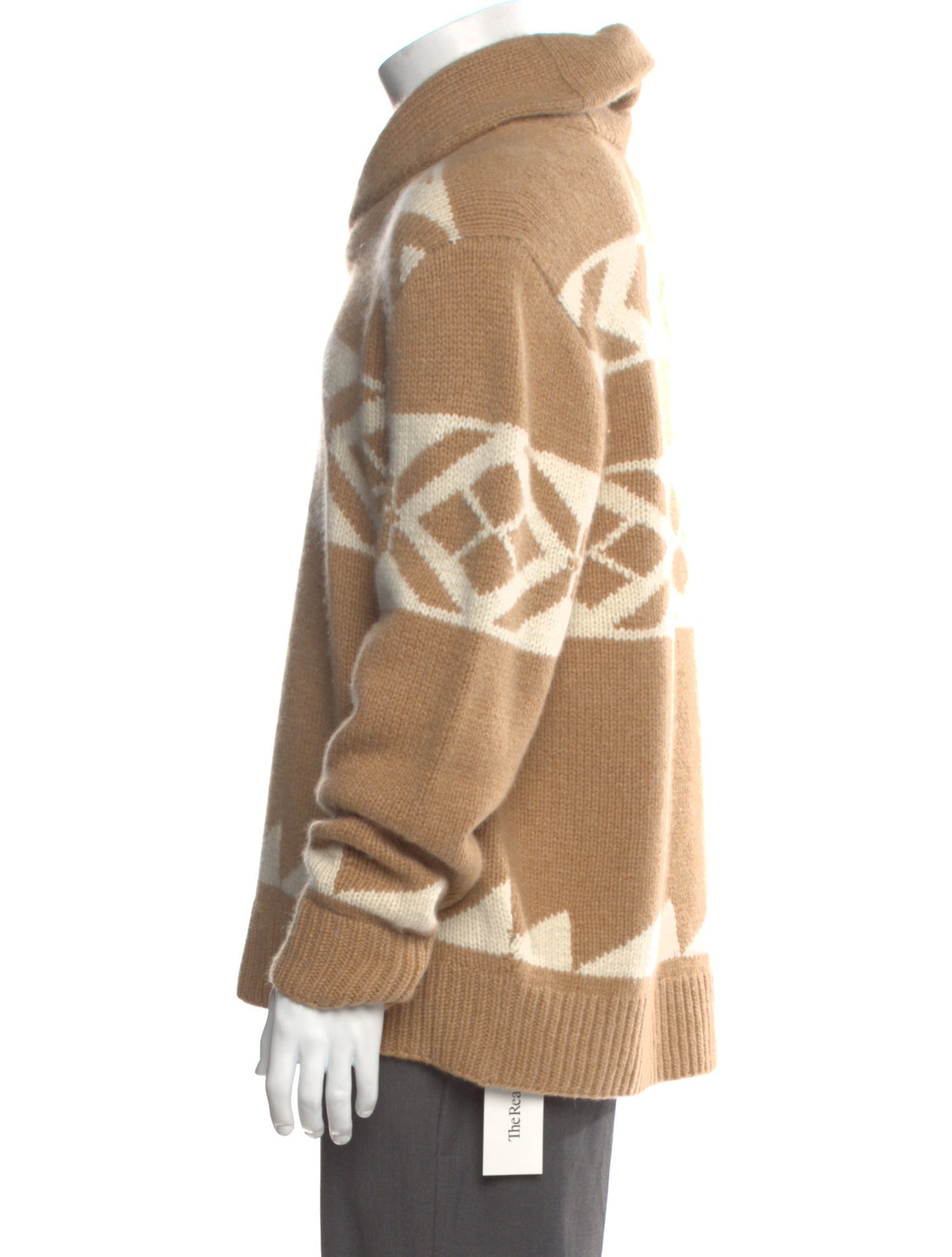 Ralph Lauren Purple Label Cashmere Printed Pullover