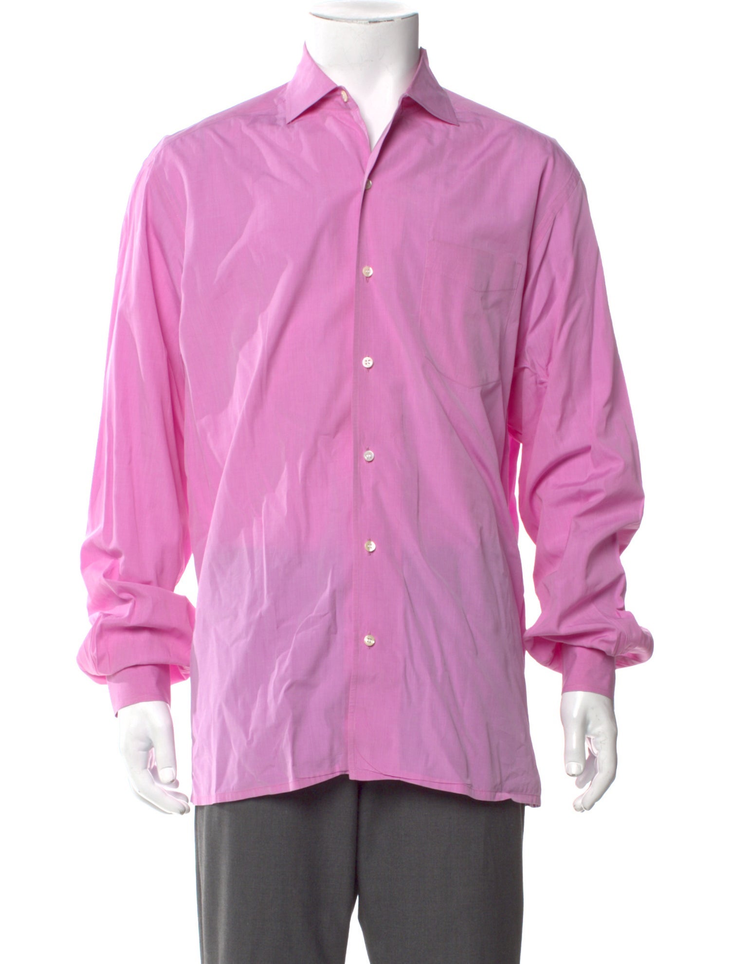 Ralph Lauren Purple Label Striped Long Sleeve Dress Shirt - Purple Dress  Shirts, Clothing - RLPLB73107 | The RealReal