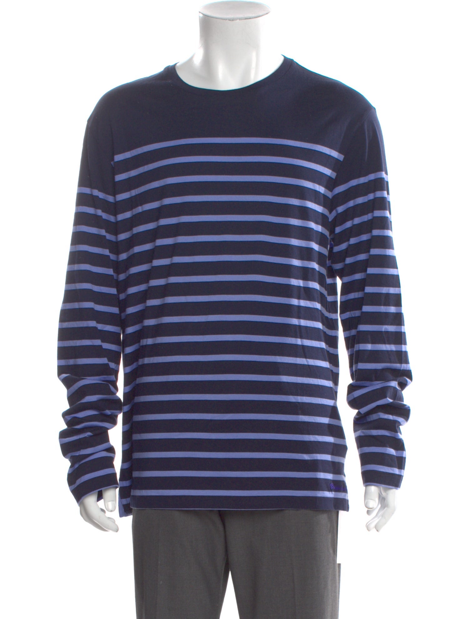 Ralph Lauren Purple Label Striped Crew Neck T-Shirt