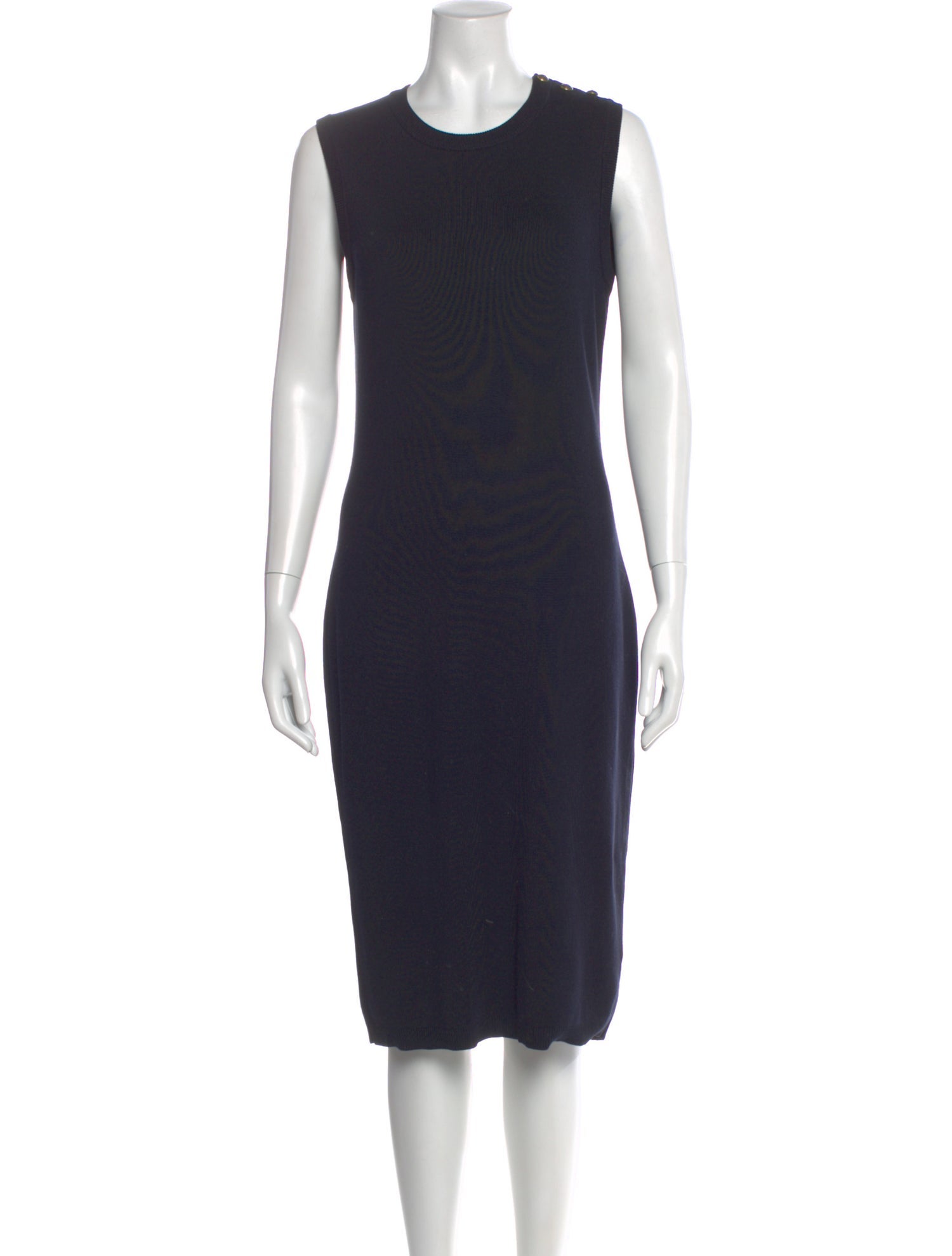 Ralph Lauren Purple Label Silk Midi Length Dress