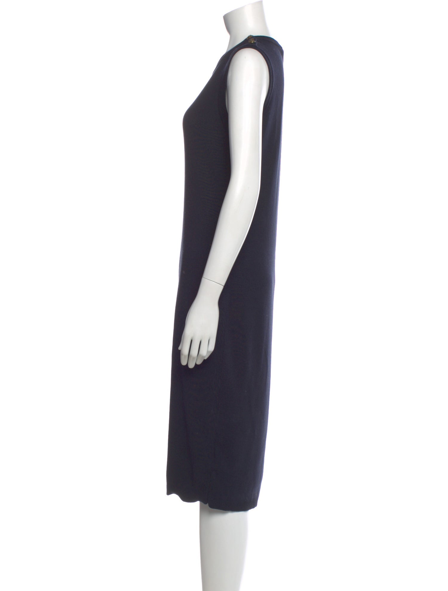 Ralph Lauren Purple Label Silk Midi Length Dress