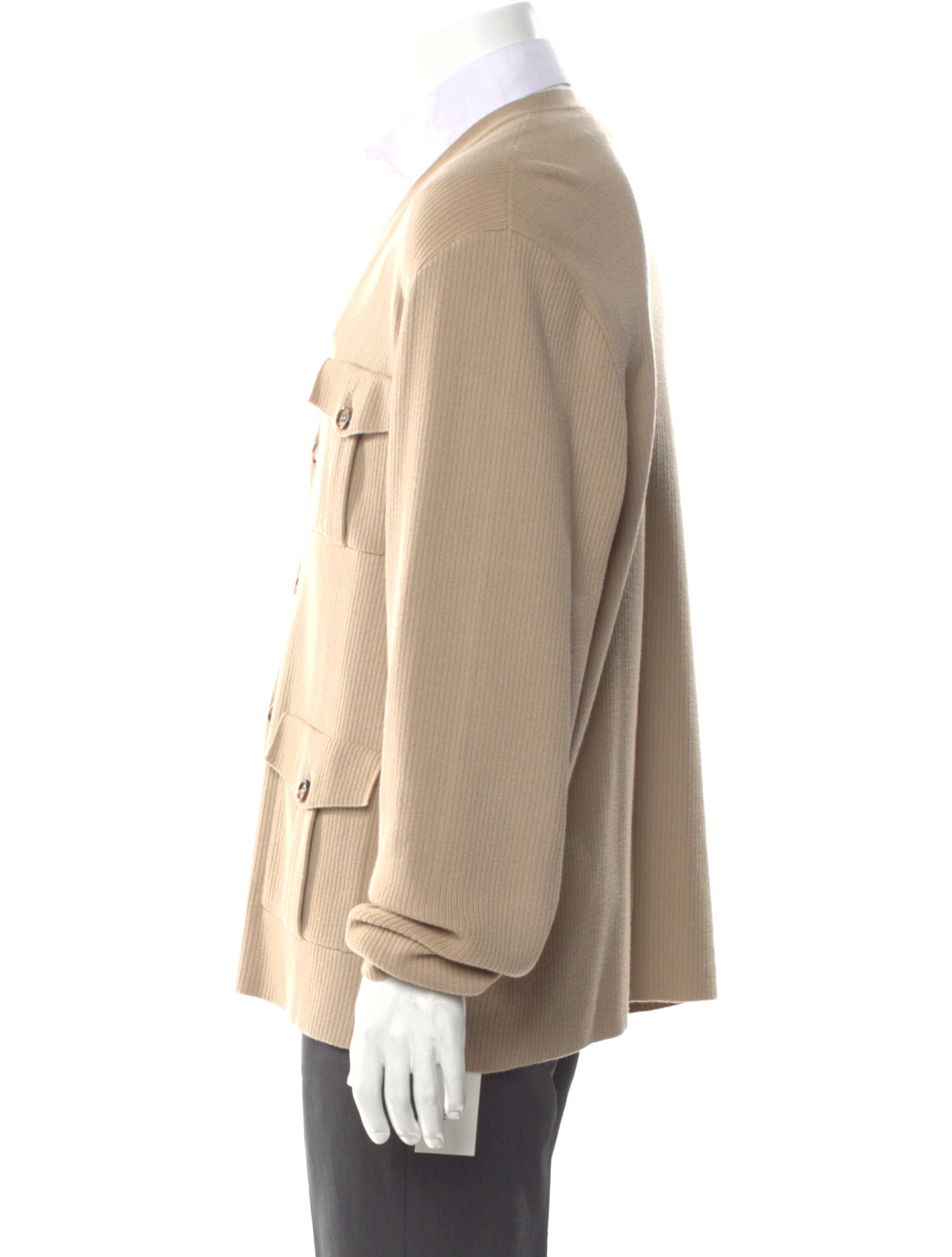 Ralph Lauren Purple Label Cashmere Graphic Print Cardigan