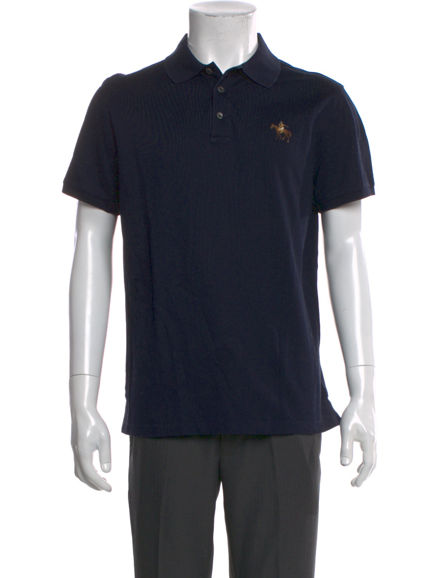 Ralph Lauren Purple Label Crew Neck Short Sleeve Polo Shirt