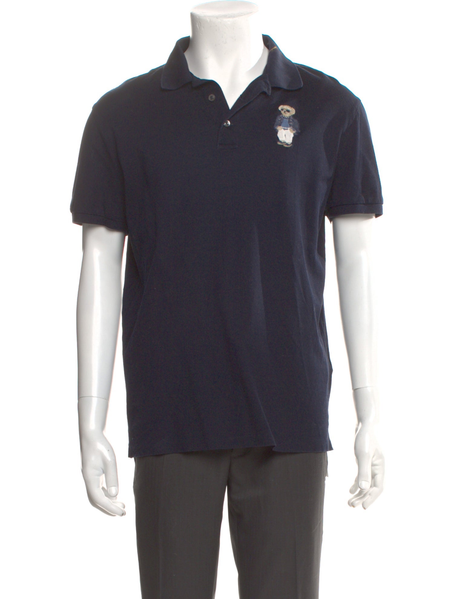 Ralph Lauren Purple Label Collar Short Sleeve Polo Shirt