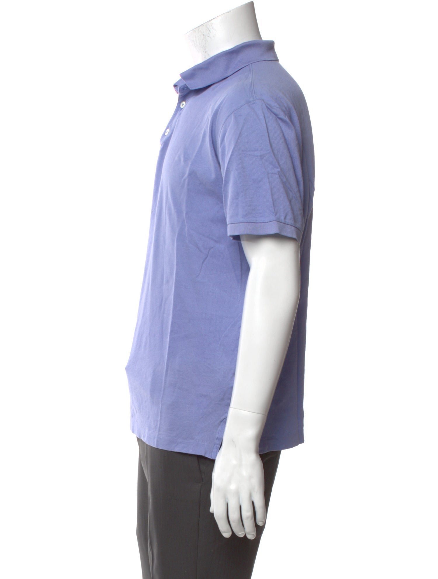 Ralph Lauren Purple Label Collar Short Sleeve Polo Shirt