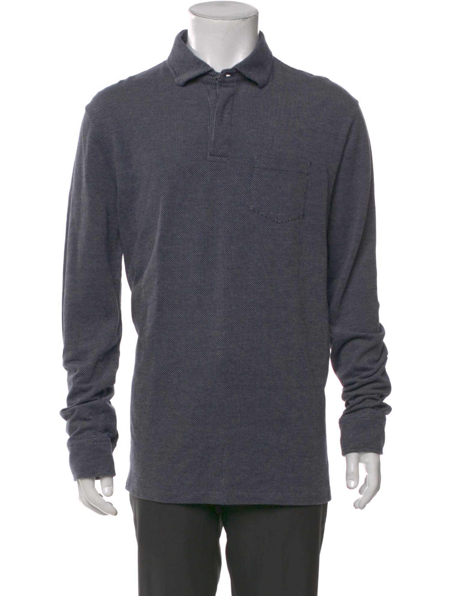 Ralph Lauren Purple Label Mock Neck Long Sleeve Polo Sweater