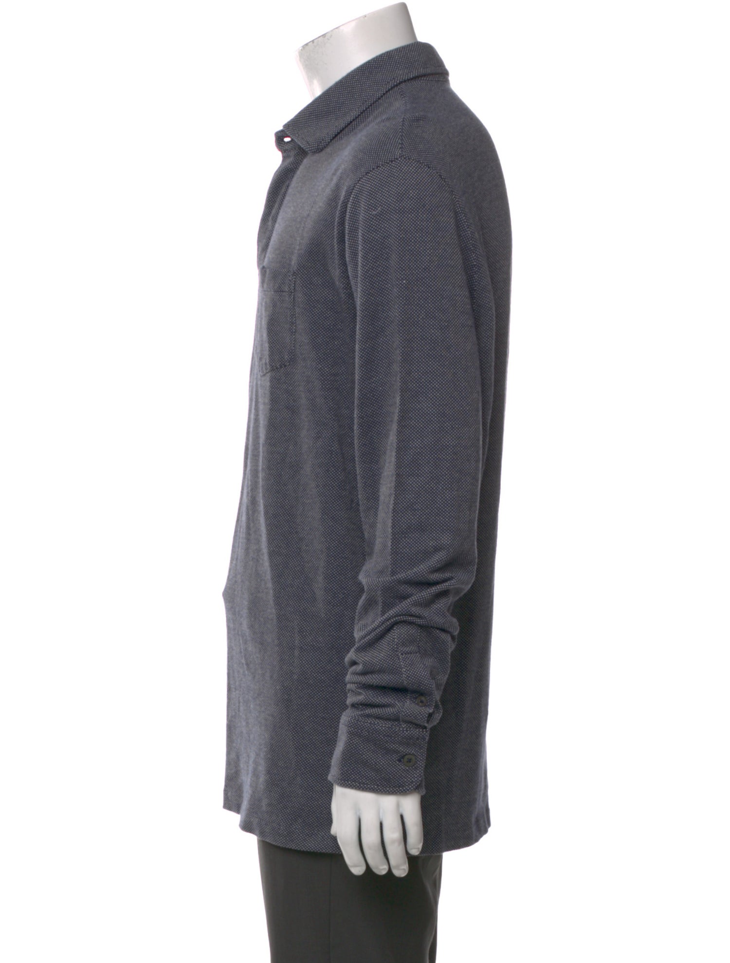 Ralph Lauren Purple Label Mock Neck Long Sleeve Polo Sweater