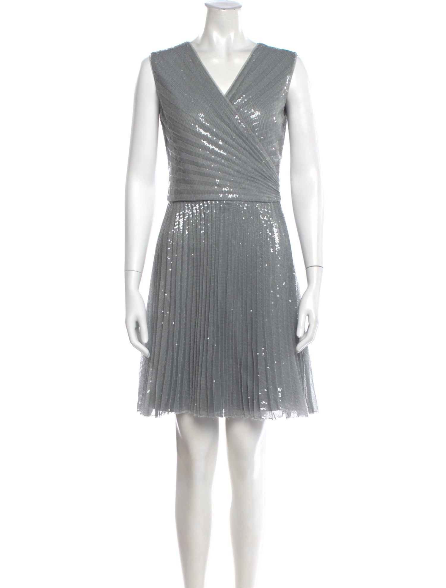 Ralph Lauren Collection V-Neck Mini Dress