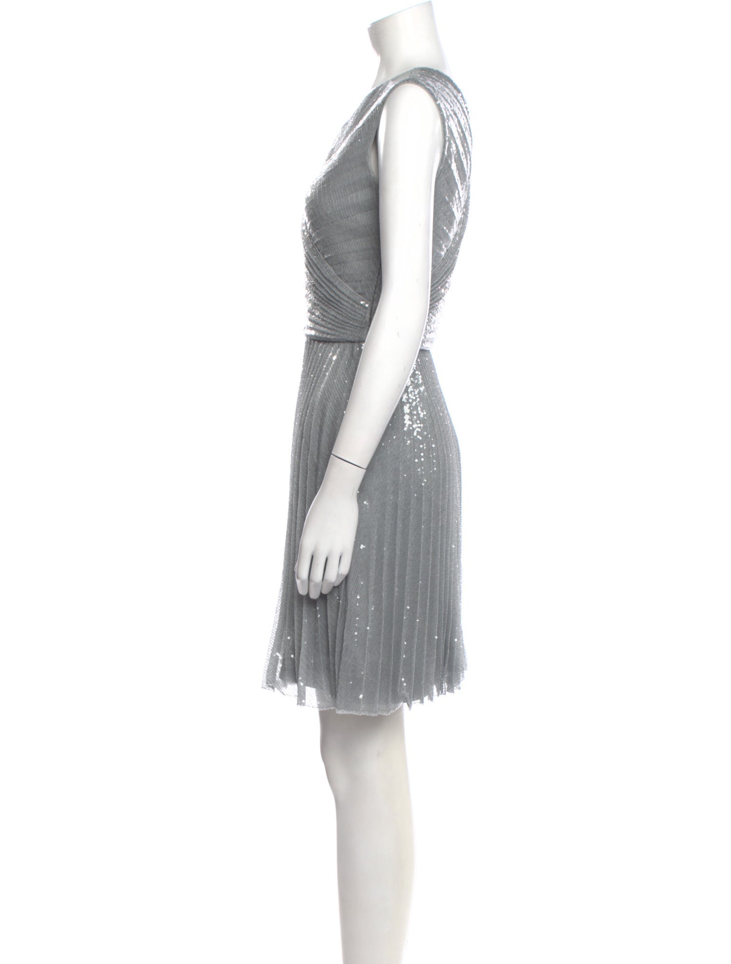 Ralph Lauren Collection V-Neck Mini Dress