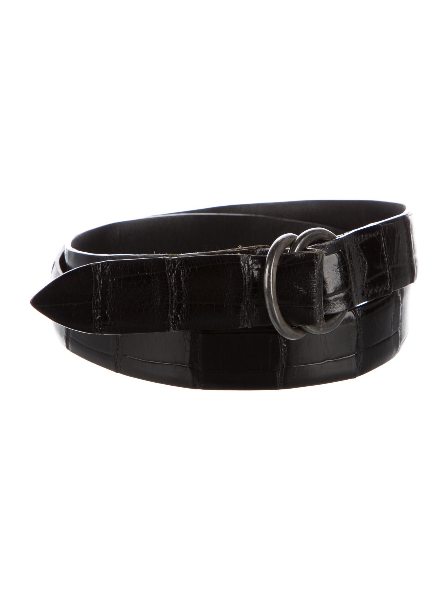 Ralph Lauren Purple Label Crocodile Belt