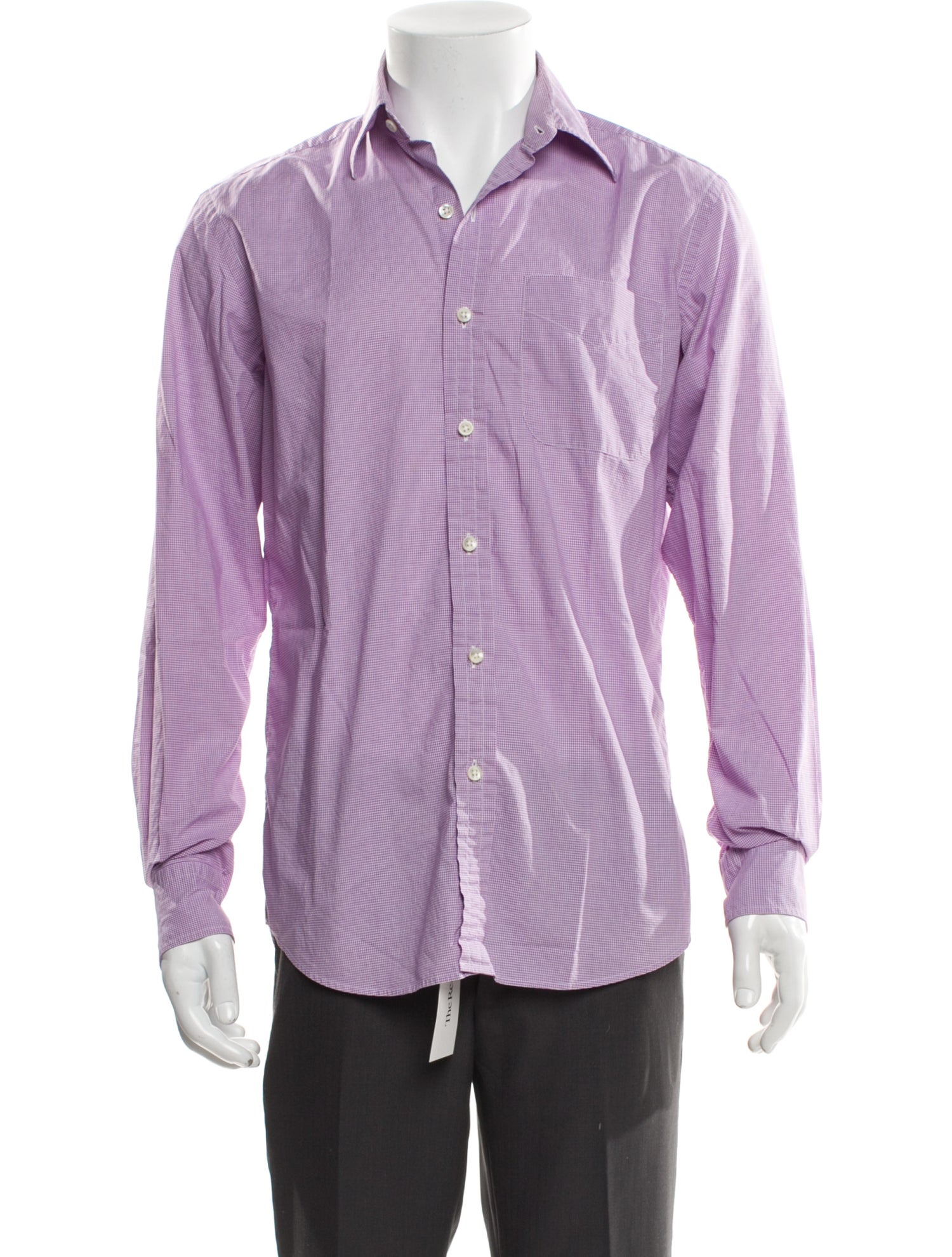 purple label dress shirts Ralph Lauren Men's End-on-End Shirt