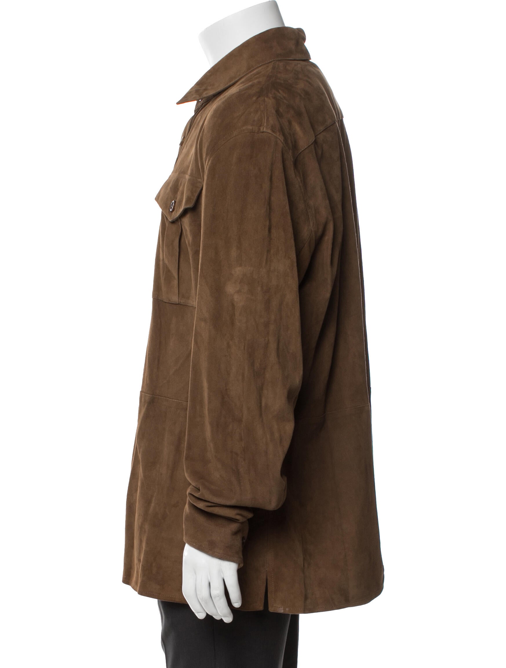 Ralph Lauren Purple Label Suede Utility Jacket
