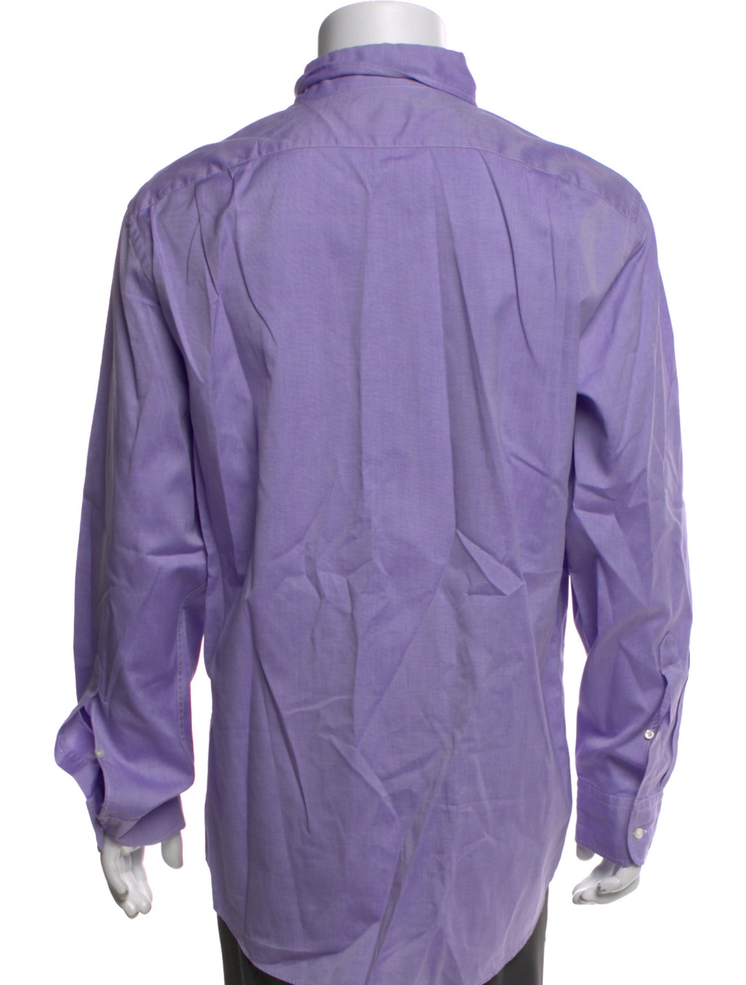 ralph lauren purple label dress shirts Ralph Lauren Men's Glen Check French Cuff Shirt