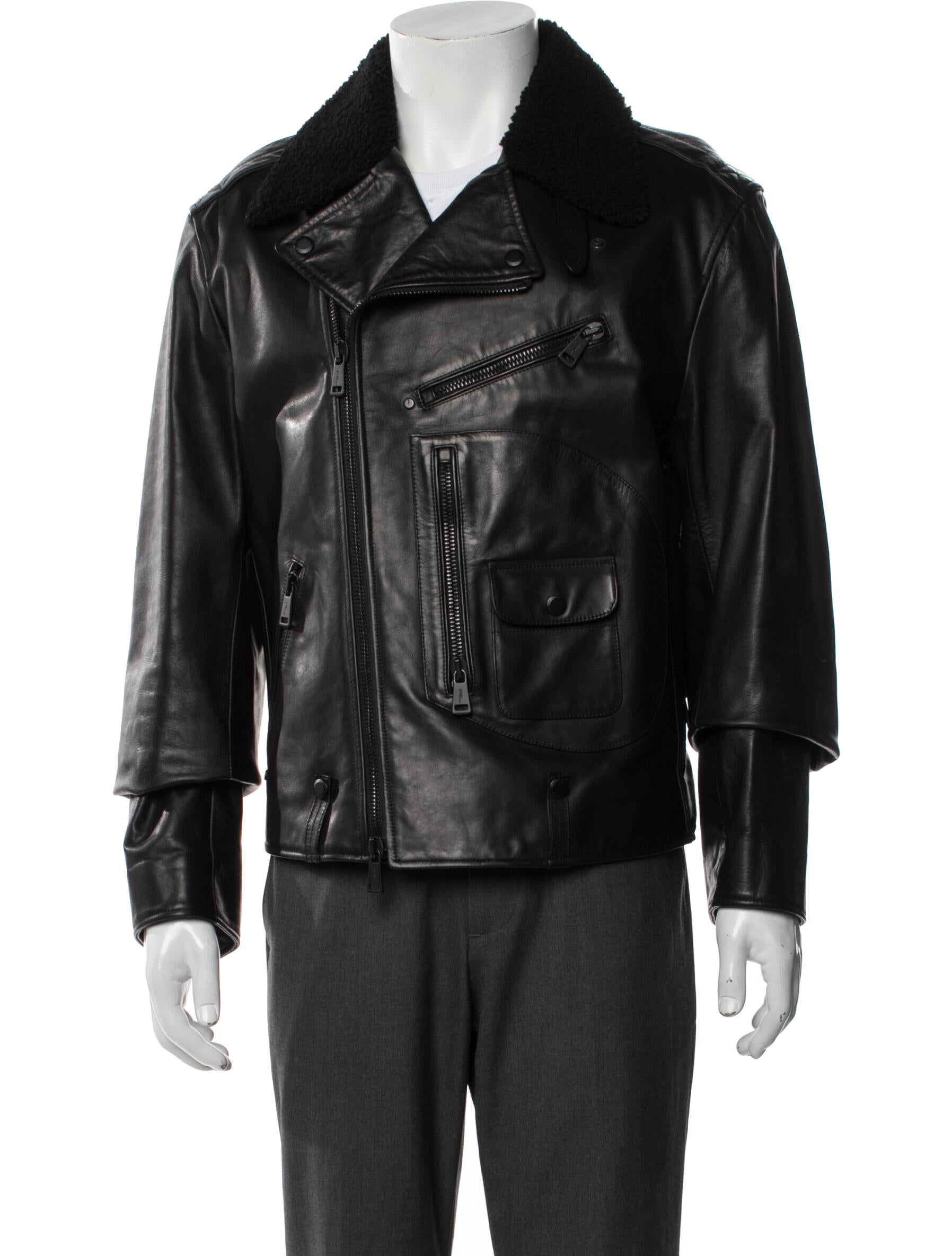 Ralph Lauren Purple Label Suede Moto Jacket