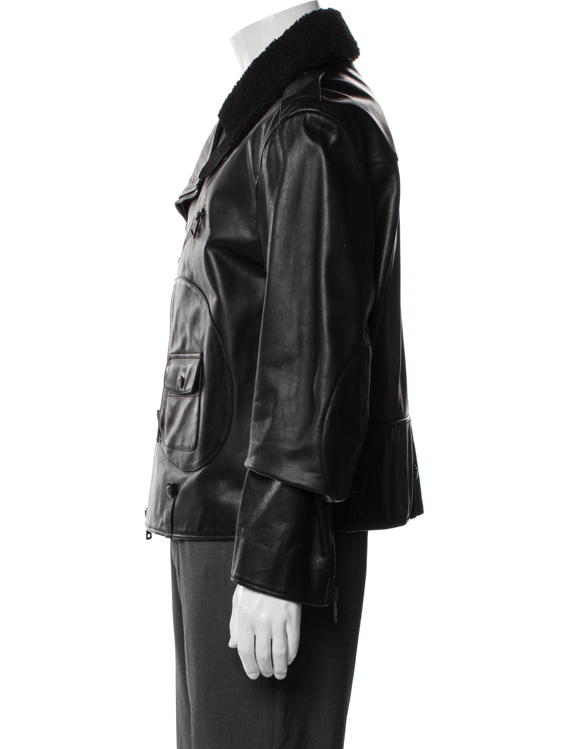 Ralph Lauren Purple Label Suede Moto Jacket
