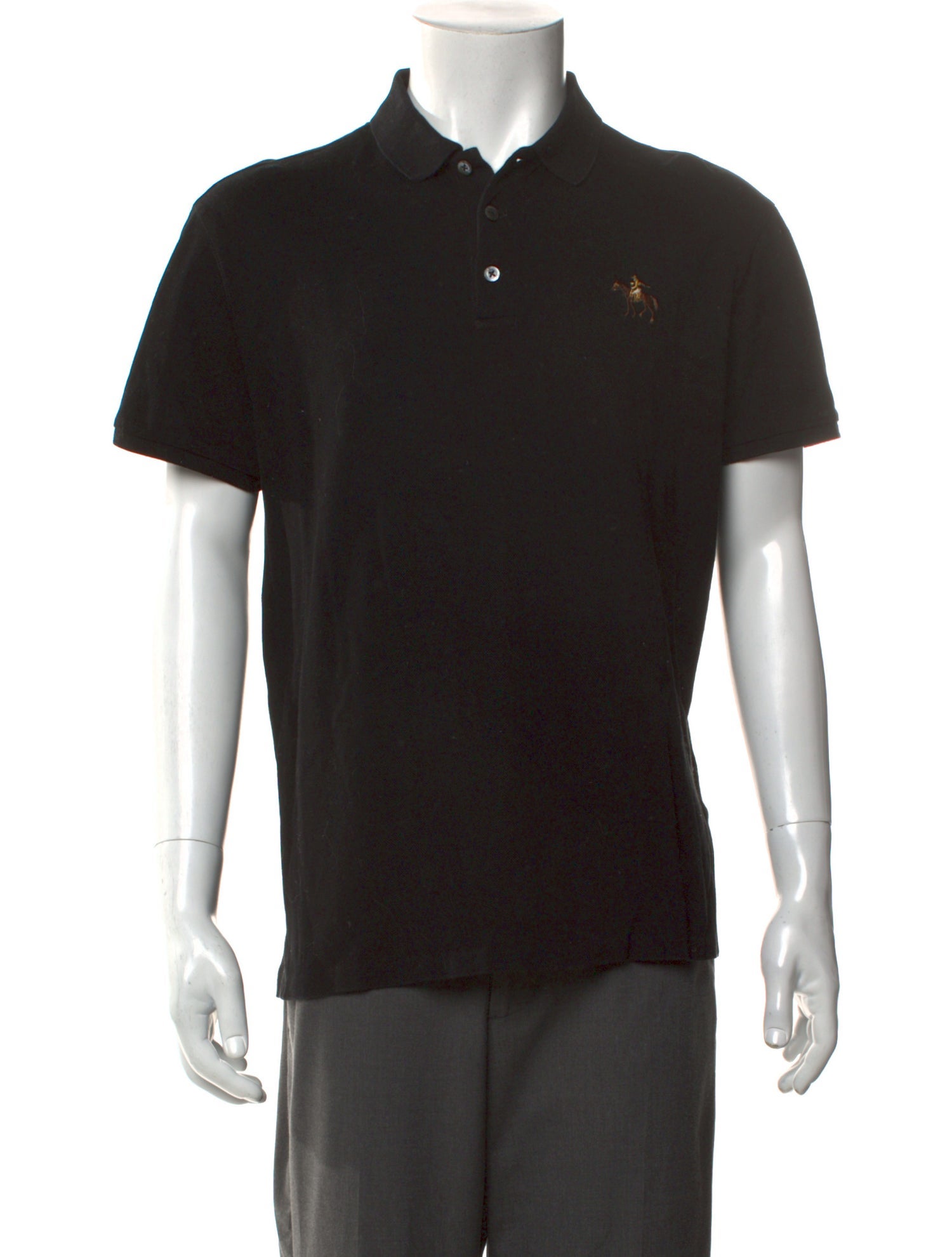 Ralph Lauren Purple Label Crew Neck Short Sleeve Polo Shirt