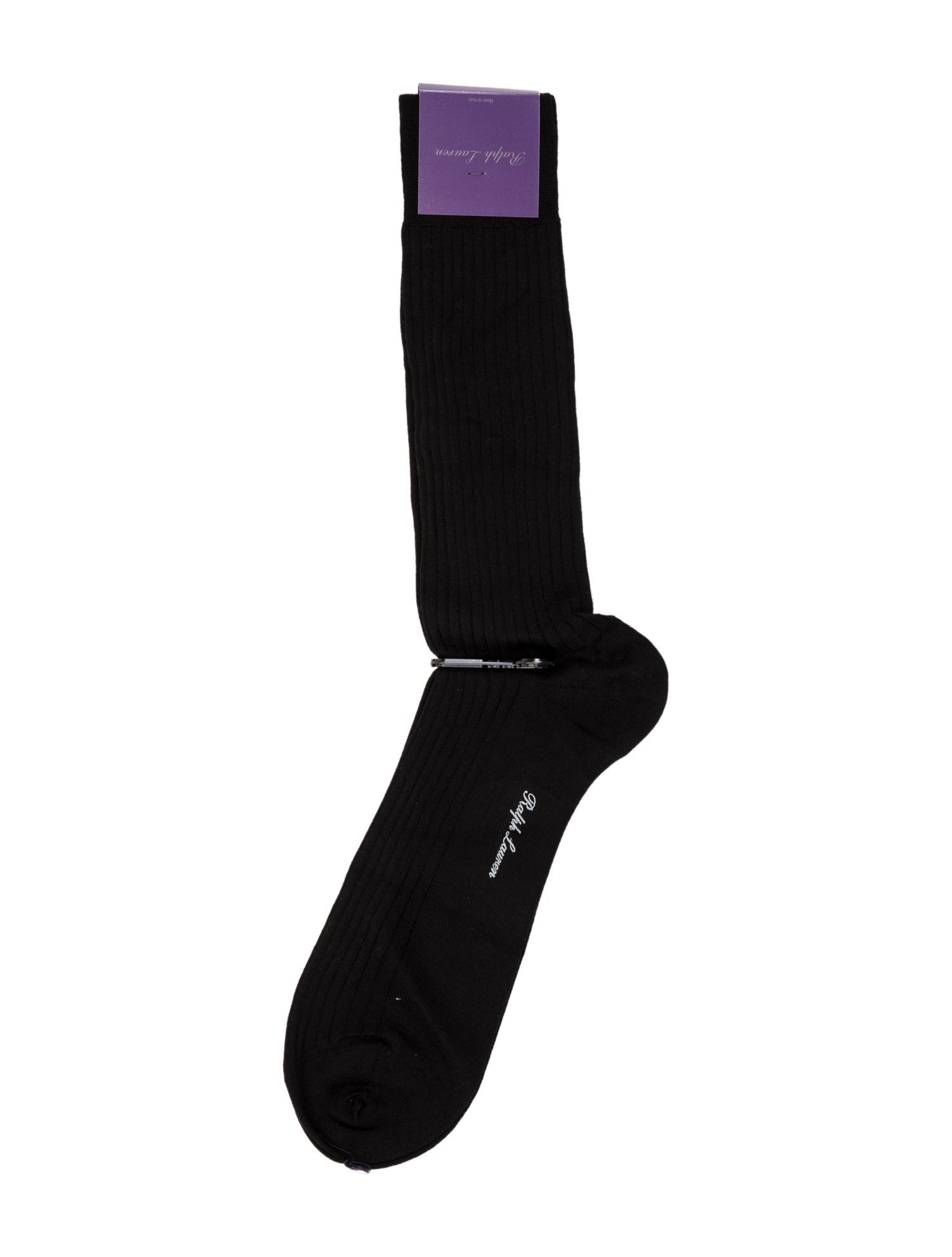 Ralph Lauren Purple Label Branded Wool Socks w/Tags