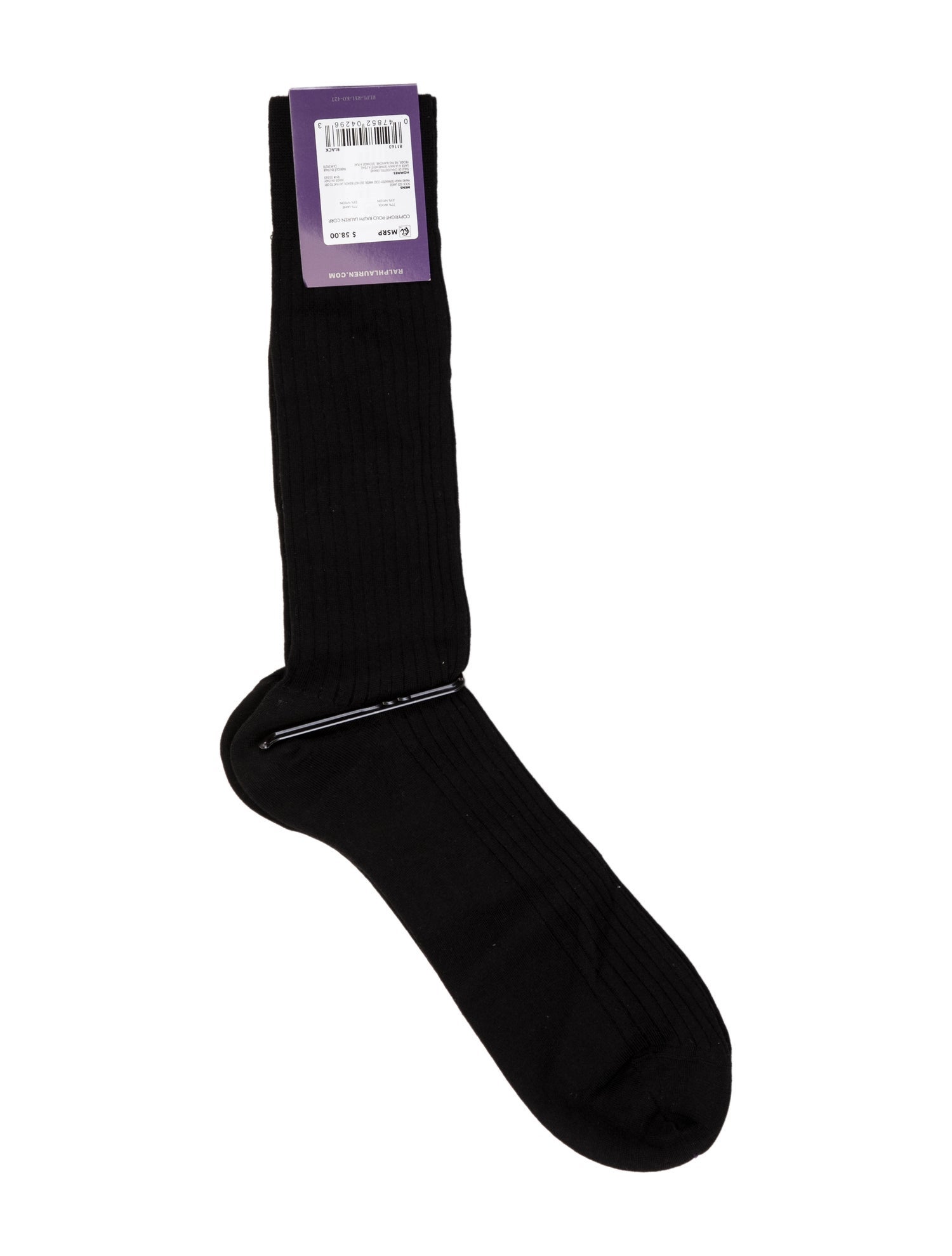 Ralph Lauren Purple Label Branded Wool Socks w/Tags