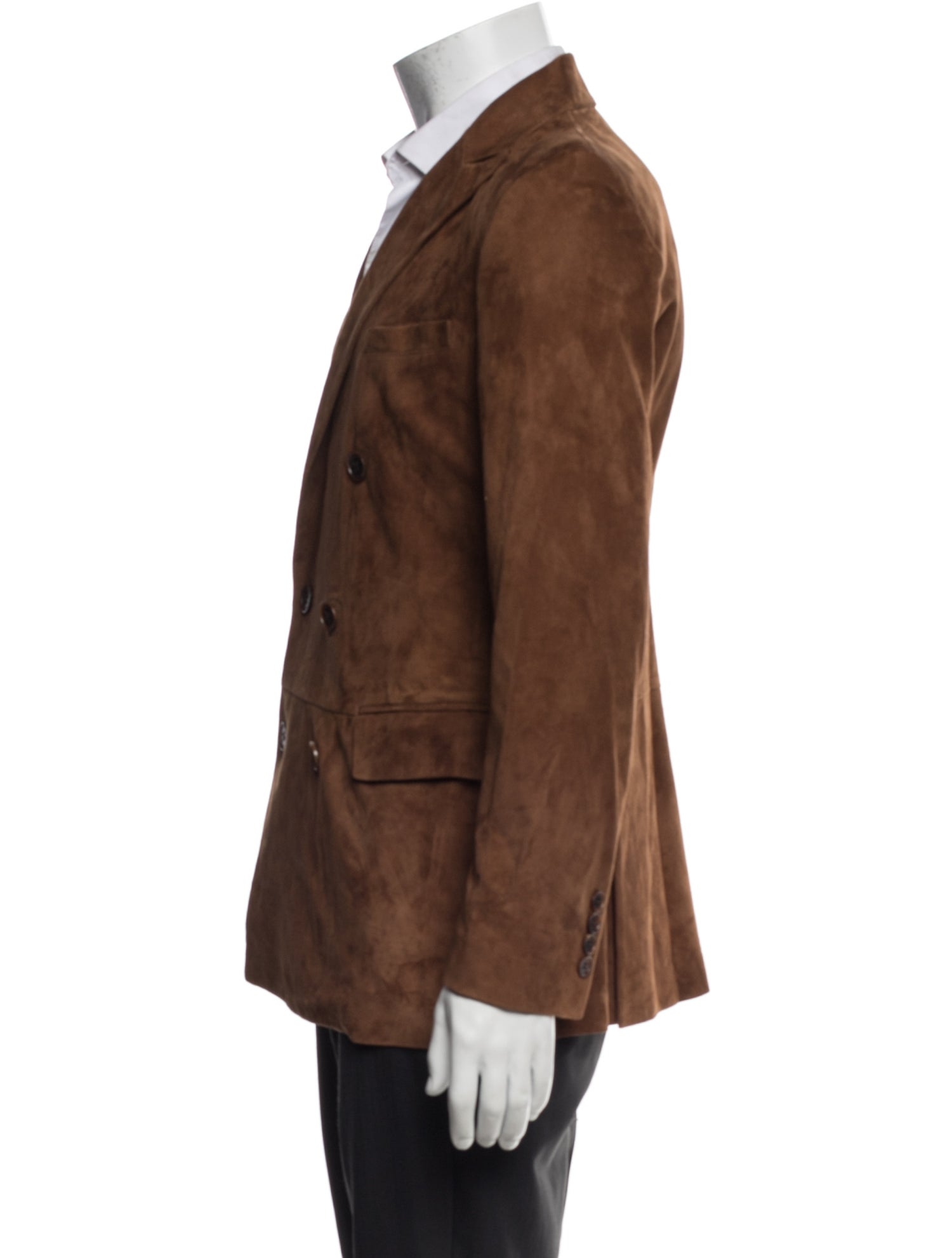 Ralph Lauren Purple Label Suede Blazer