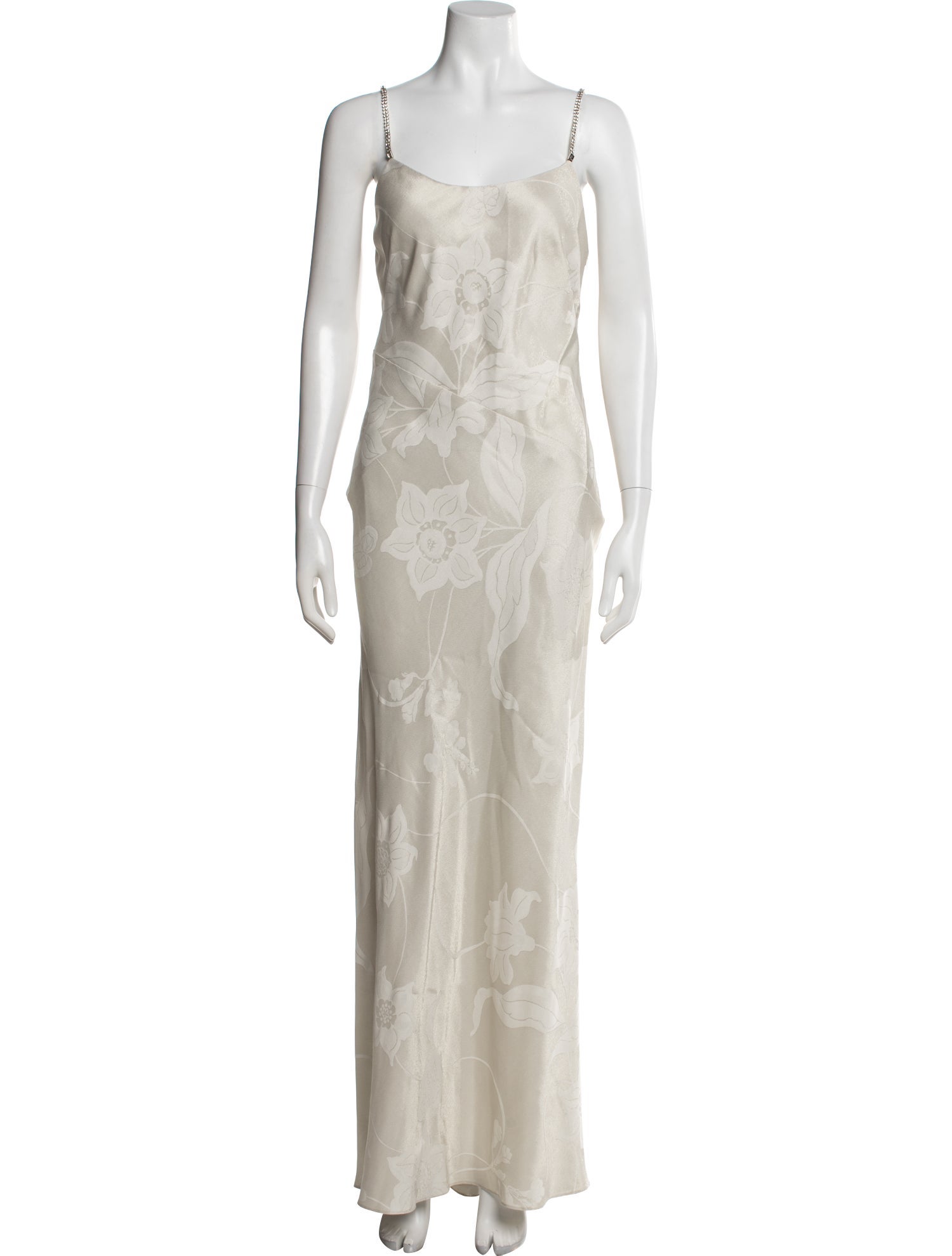Ralph Lauren Purple Label Floral Print Long Dress