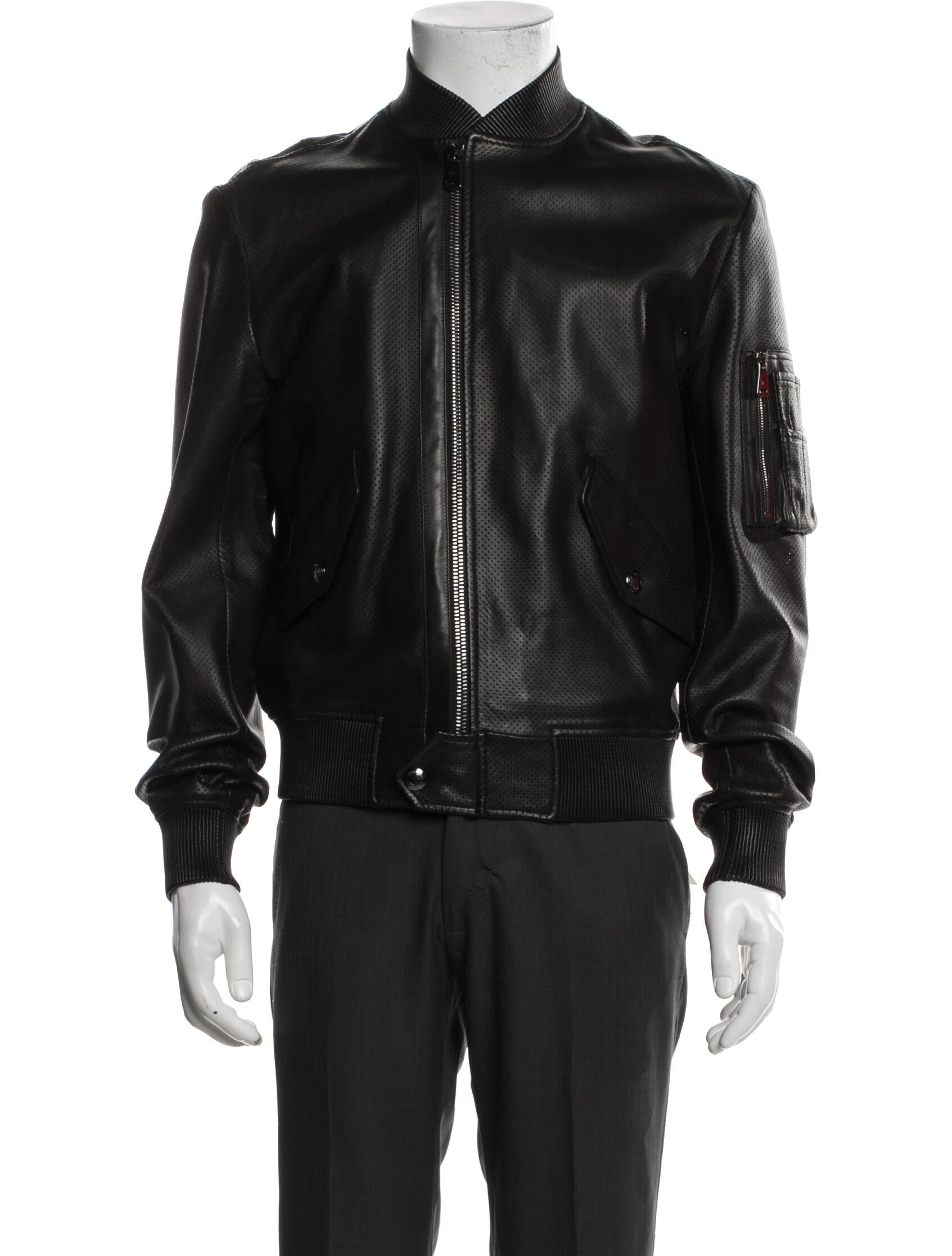 Ralph Lauren Purple Label Lambskin Bomber Jacket