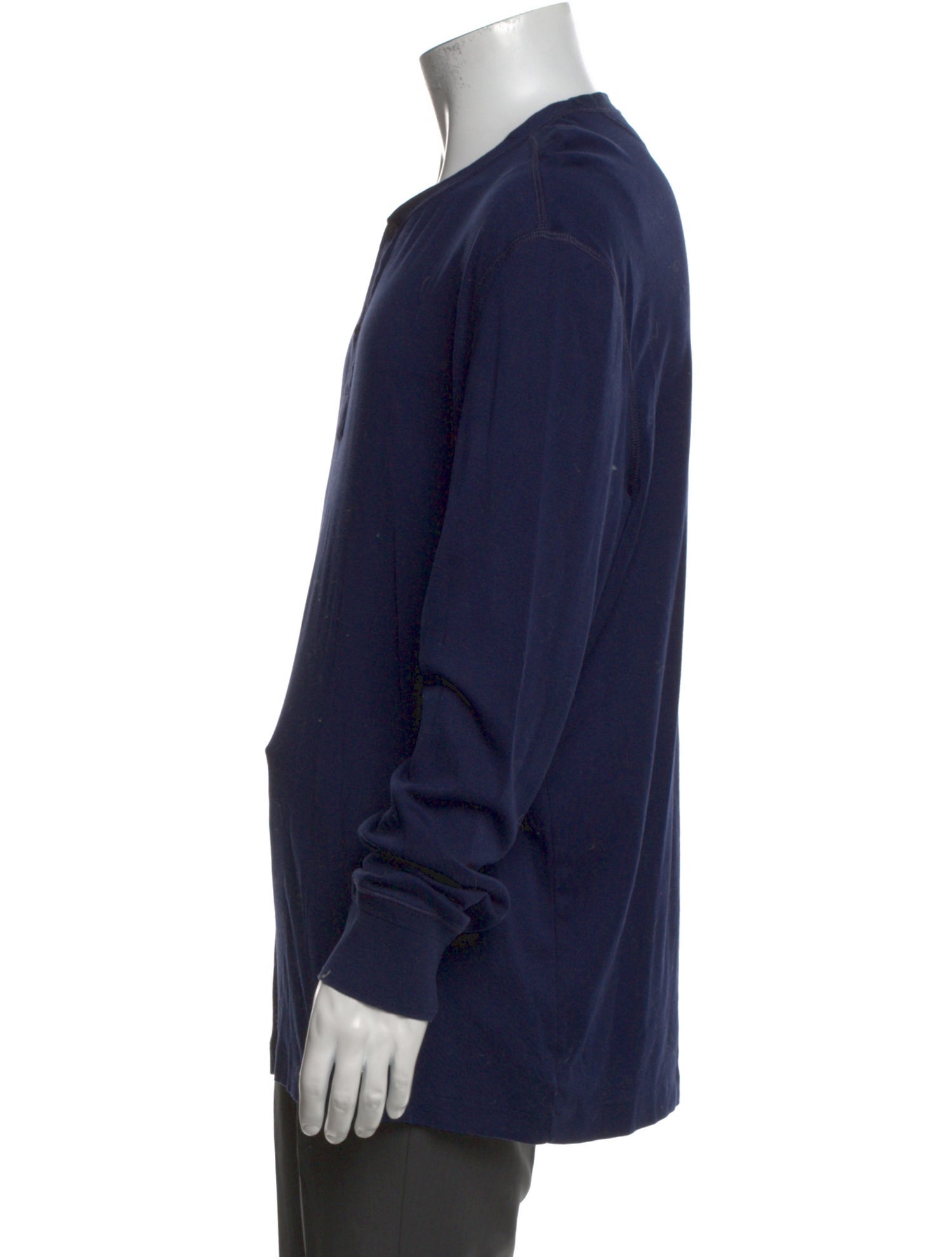 Ralph Lauren Purple Label Crew Neck Long Sleeve Henley