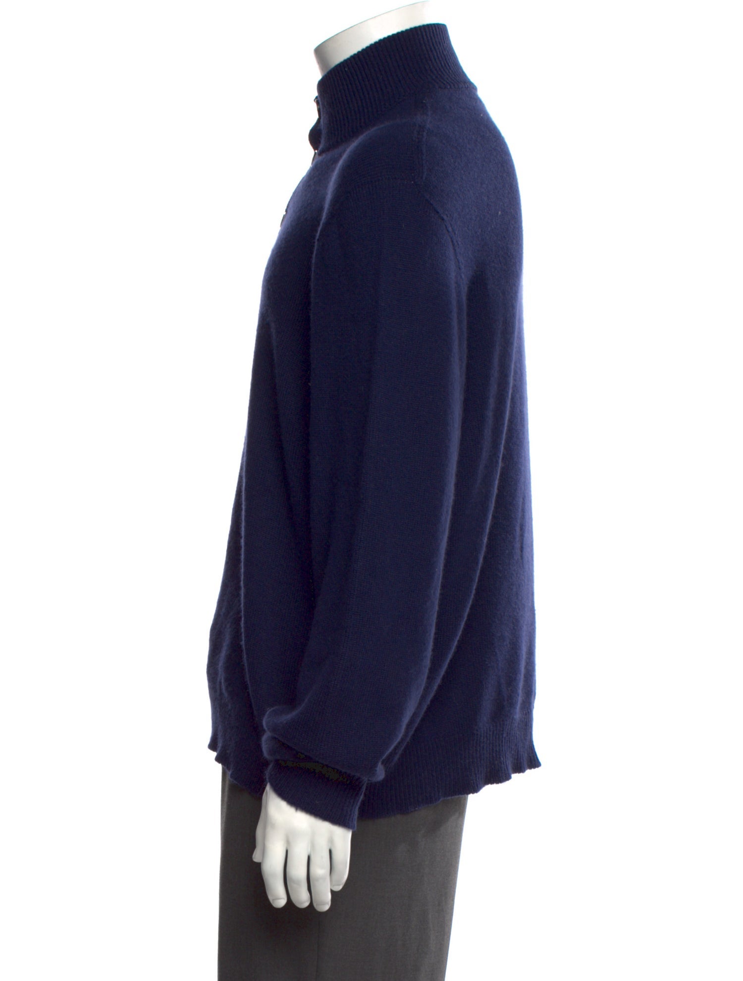 Ralph Lauren Purple Label Cashmere Mock Neck Pullover