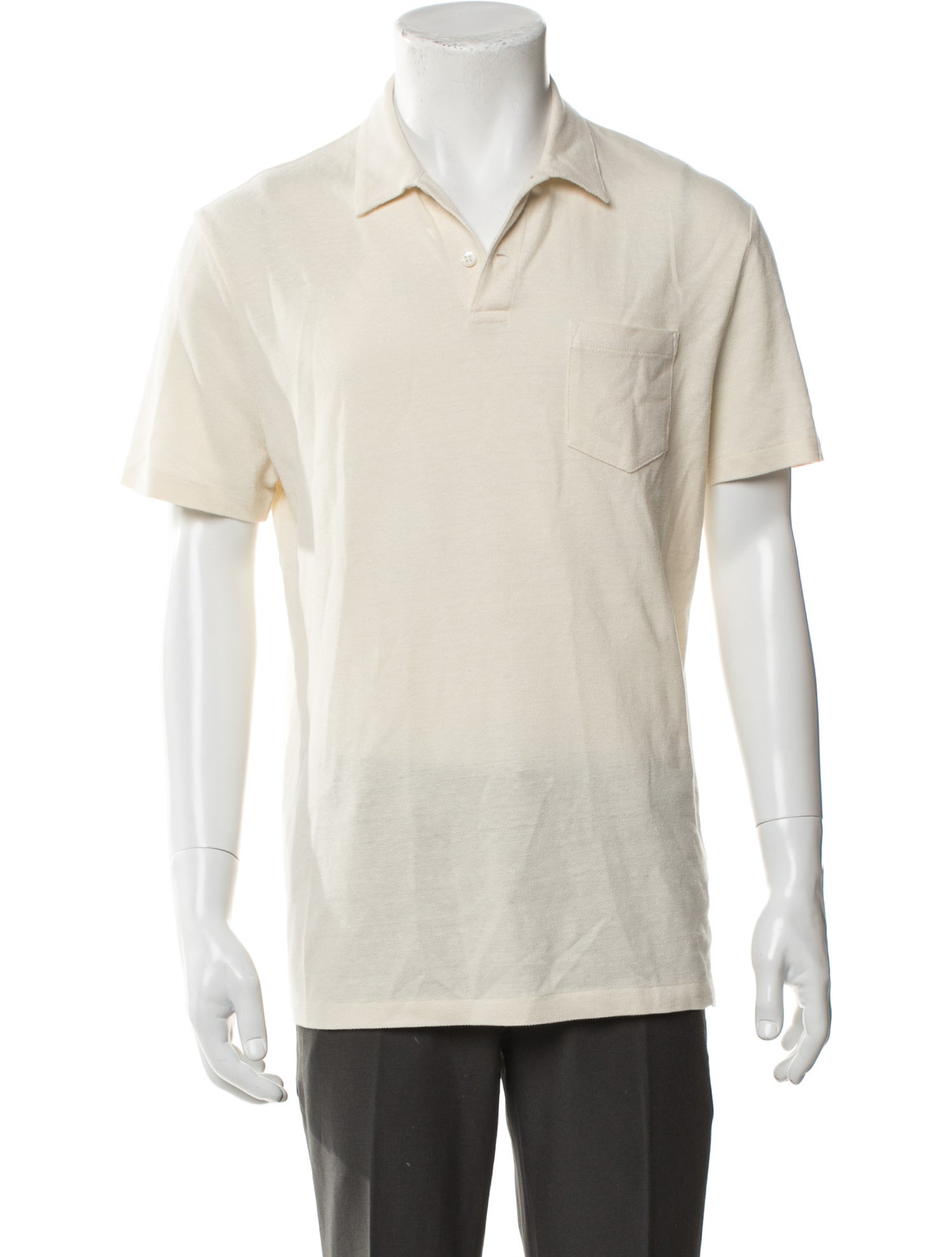 Ralph Lauren Purple Label Collar Short Sleeve Polo Shirt