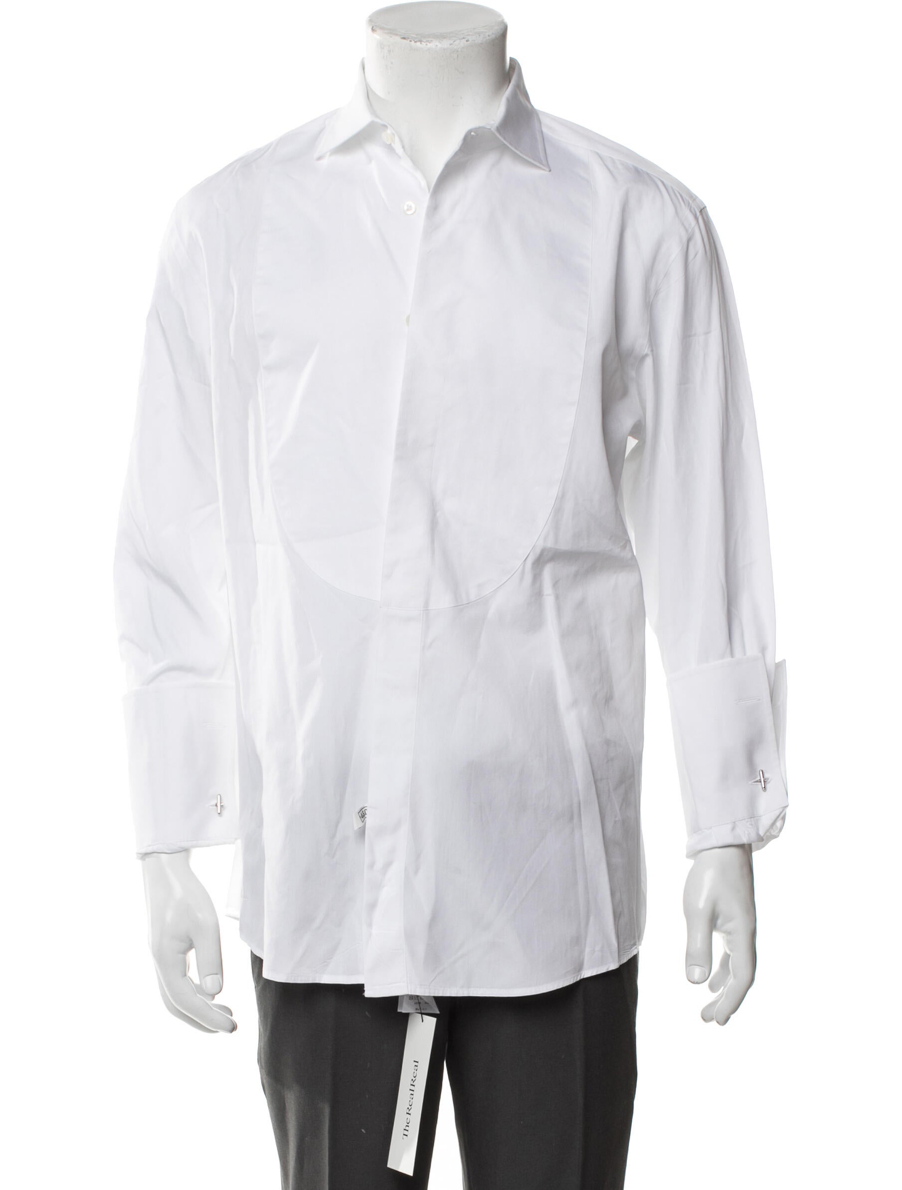 Ralph Lauren Purple Label Long Sleeve Tuxedo Shirt