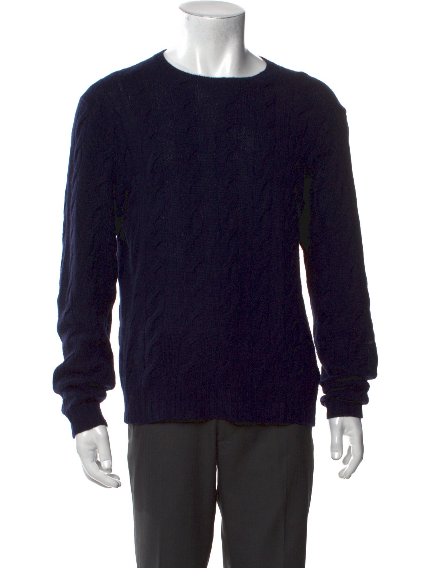 Ralph Lauren Purple Label Cashmere Patterned Pullover