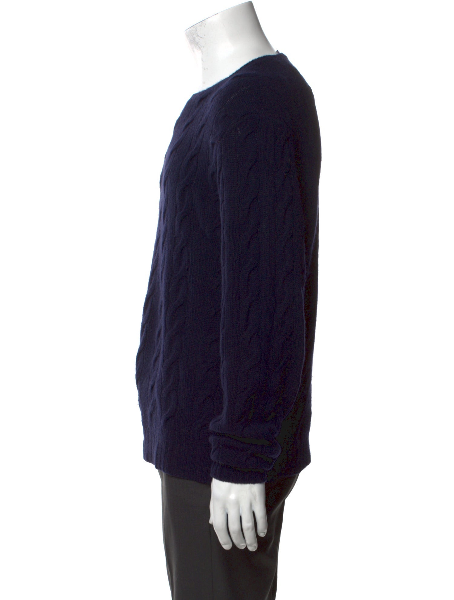 Ralph Lauren Purple Label Cashmere Patterned Pullover