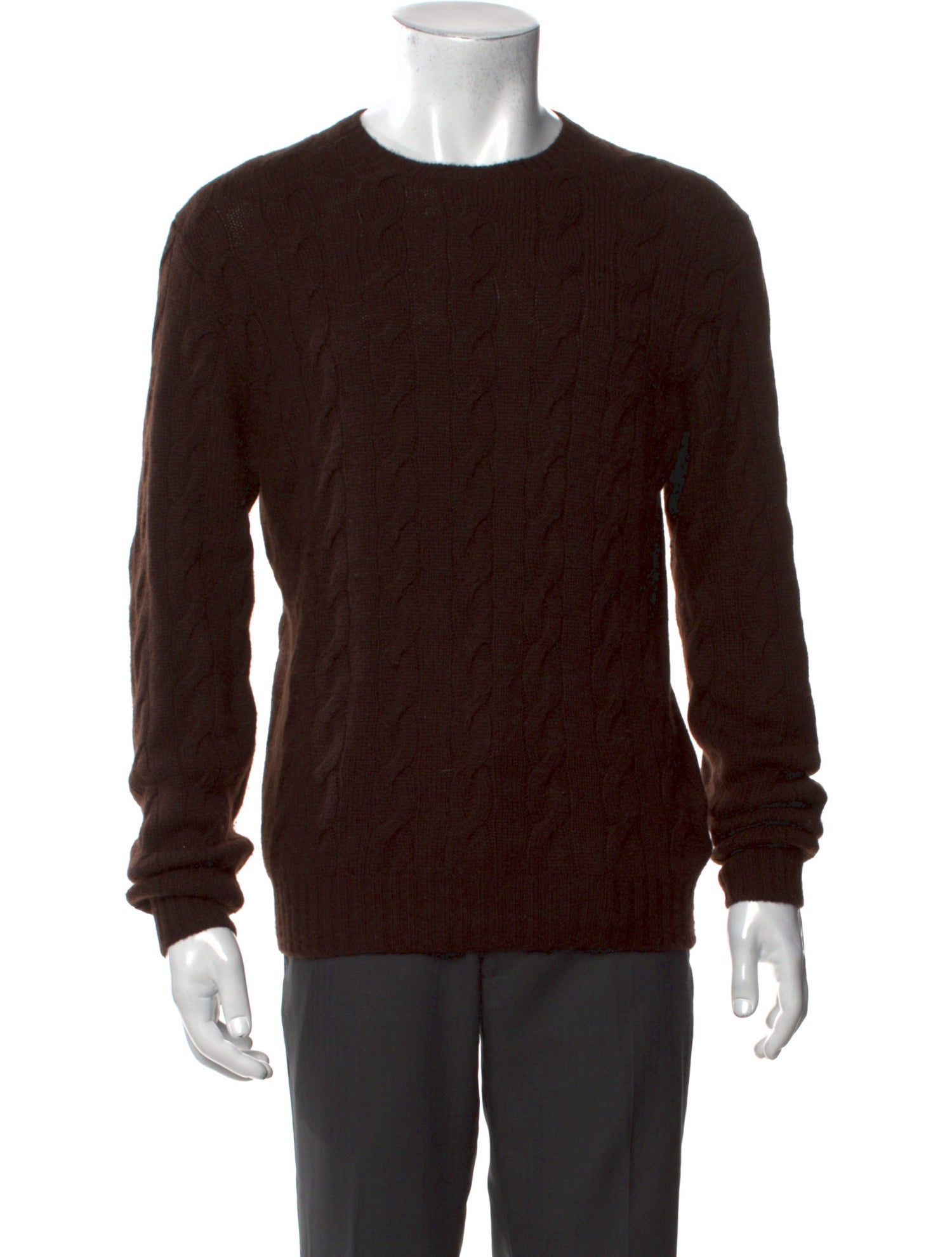 Ralph Lauren Purple Label Cashmere Patterned Pullover