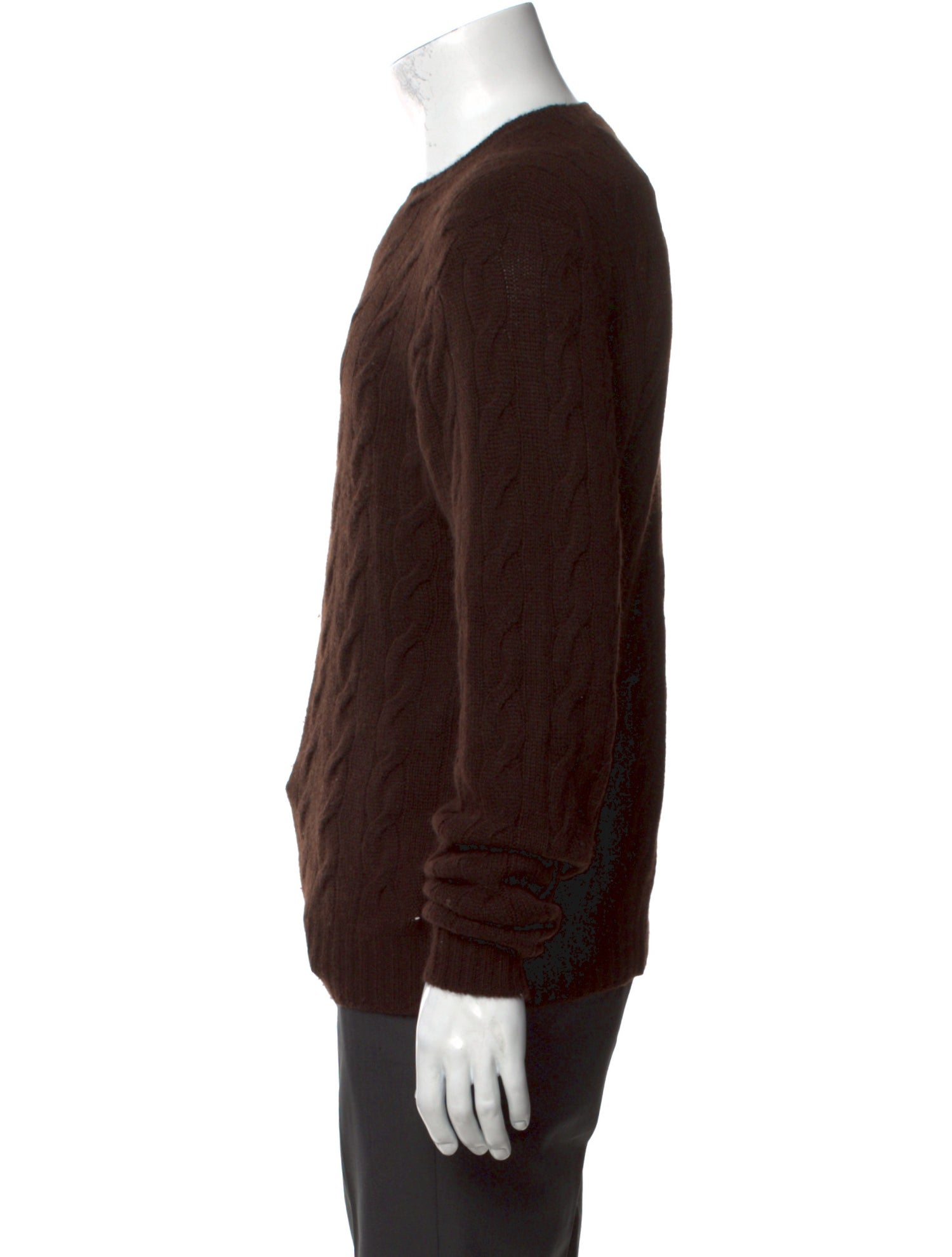 Ralph Lauren Purple Label Cashmere Patterned Pullover