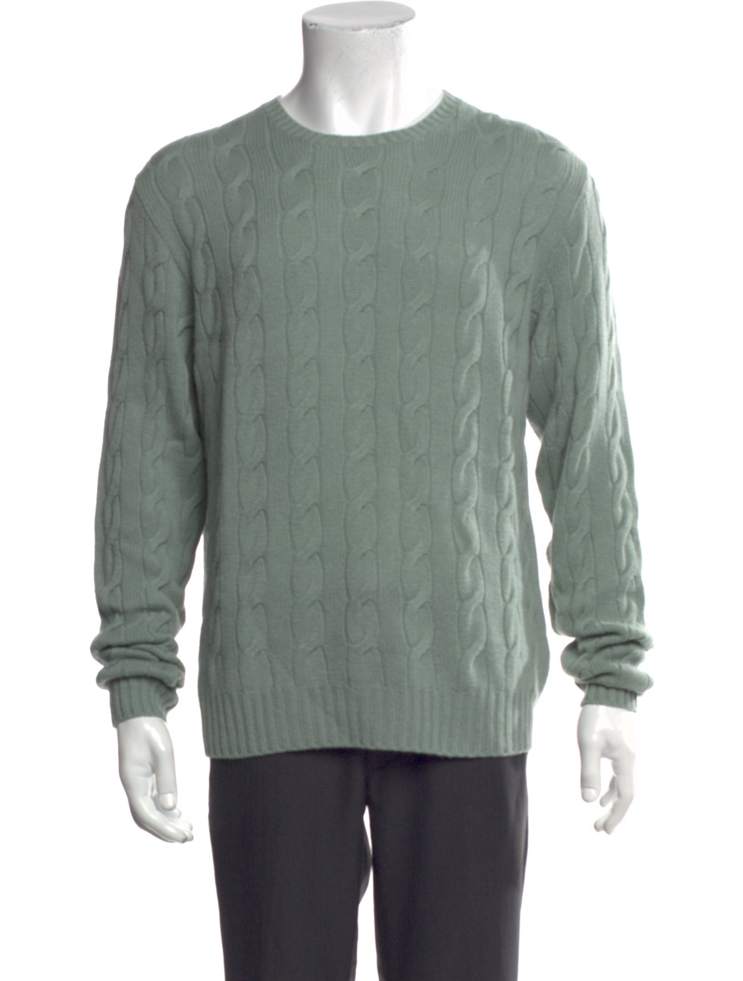 Ralph Lauren Purple Label Cashmere Patterned Pullover