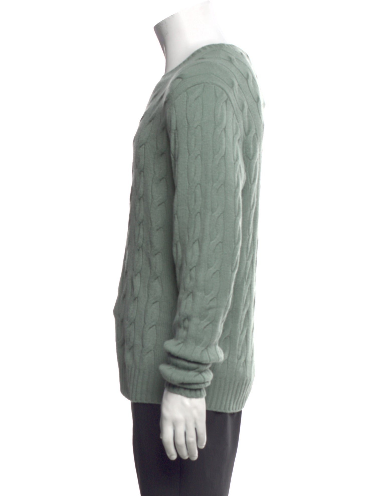 Ralph Lauren Purple Label Cashmere Patterned Pullover