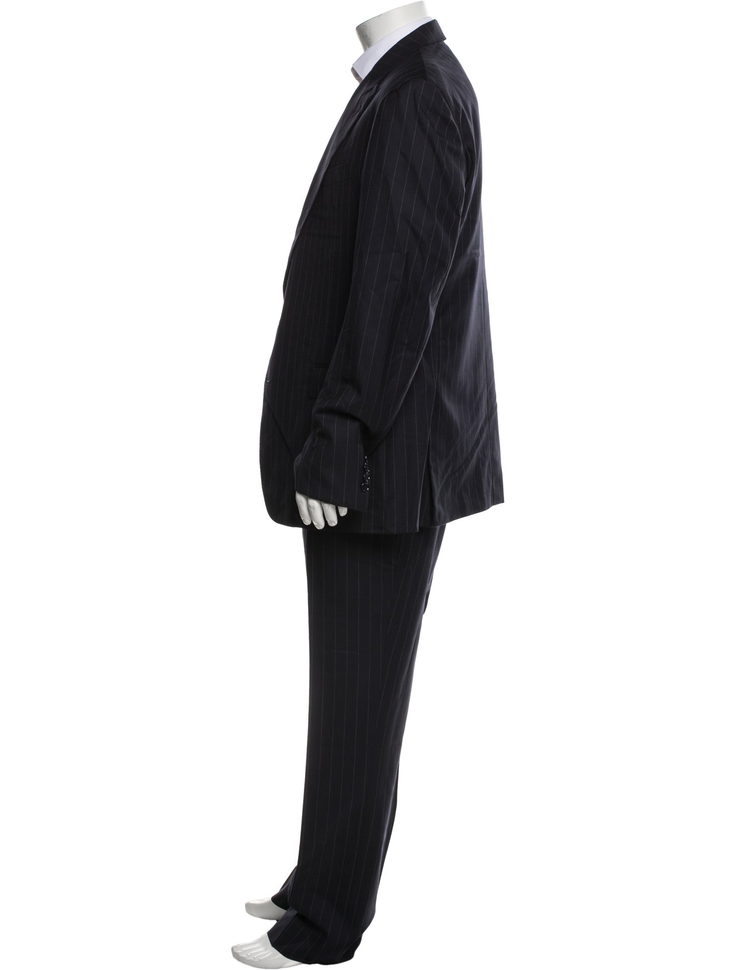 Ralph Lauren Purple Label Wool Houndstooth Print Two-Piece Suit