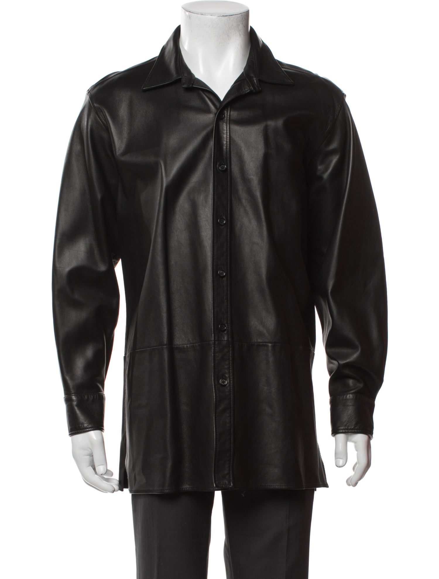 Supreme x Levi's Leather Trucker Jacket - Black Outerwear