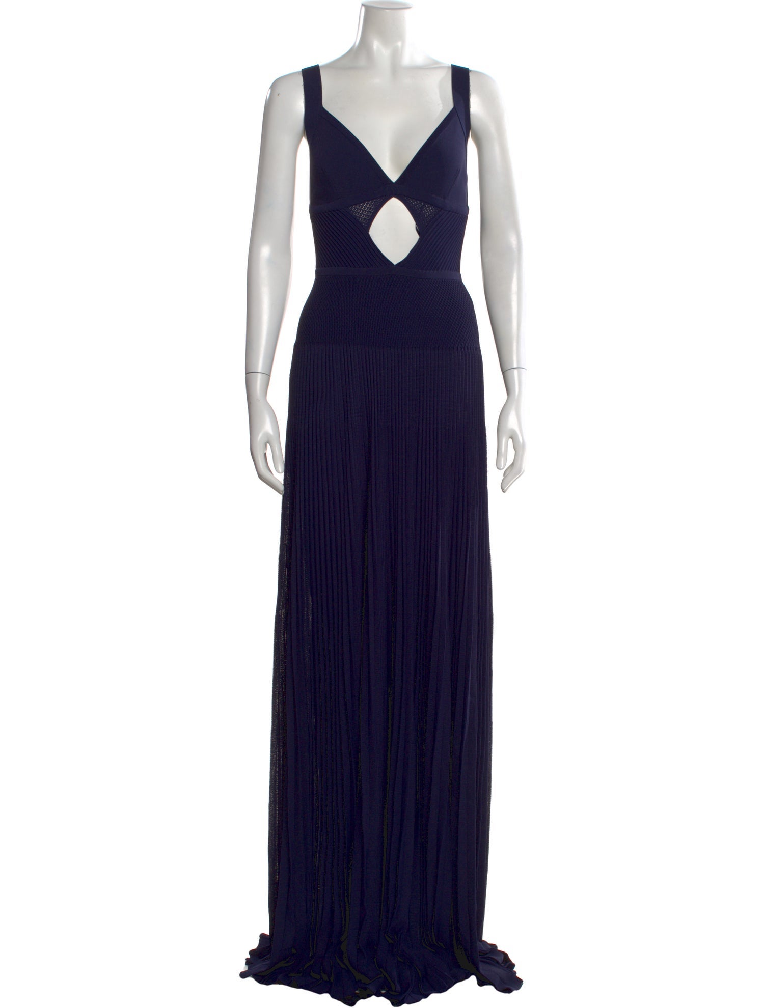 Ralph Lauren Purple Label V-Neck Long Dress