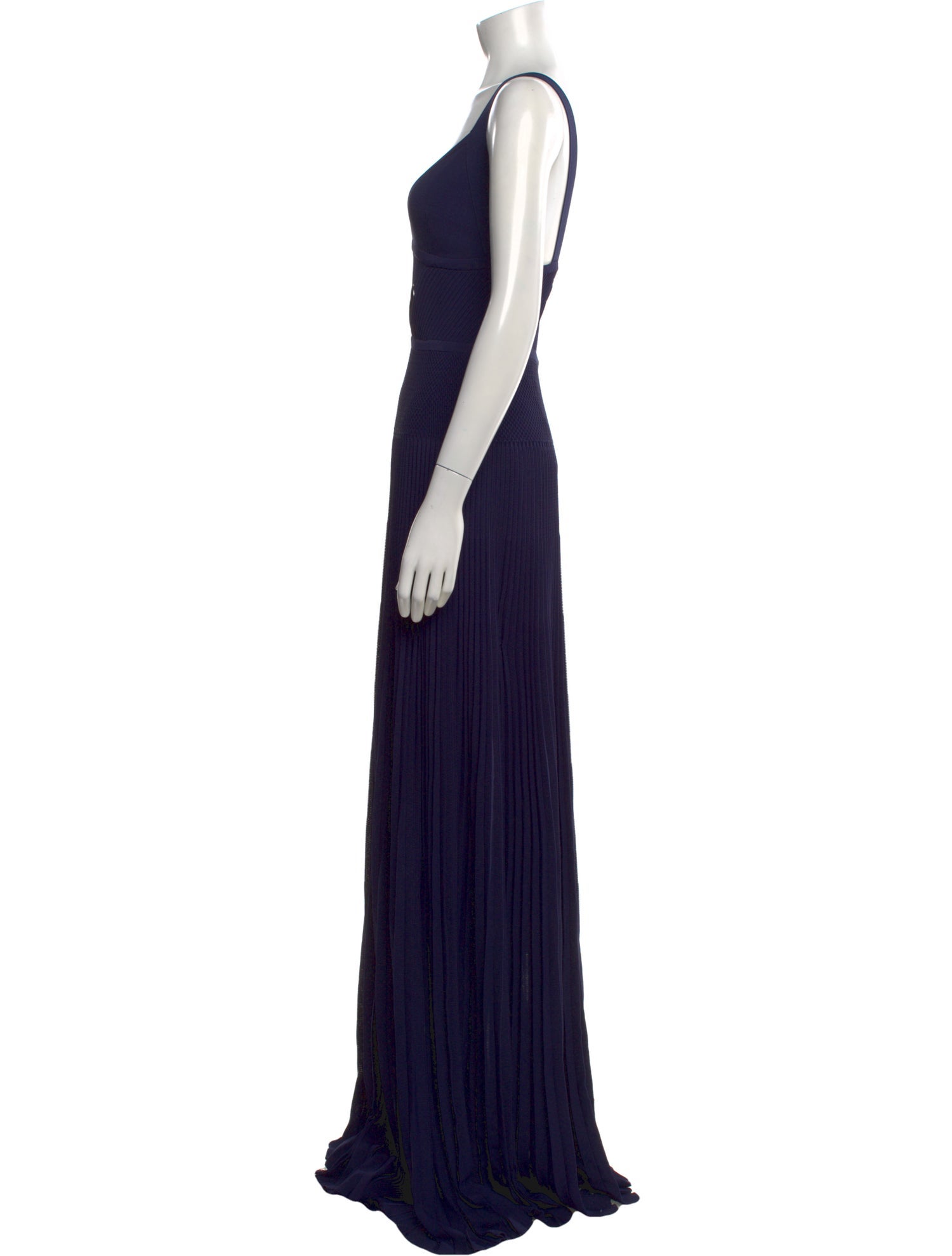 Ralph Lauren Purple Label V-Neck Long Dress