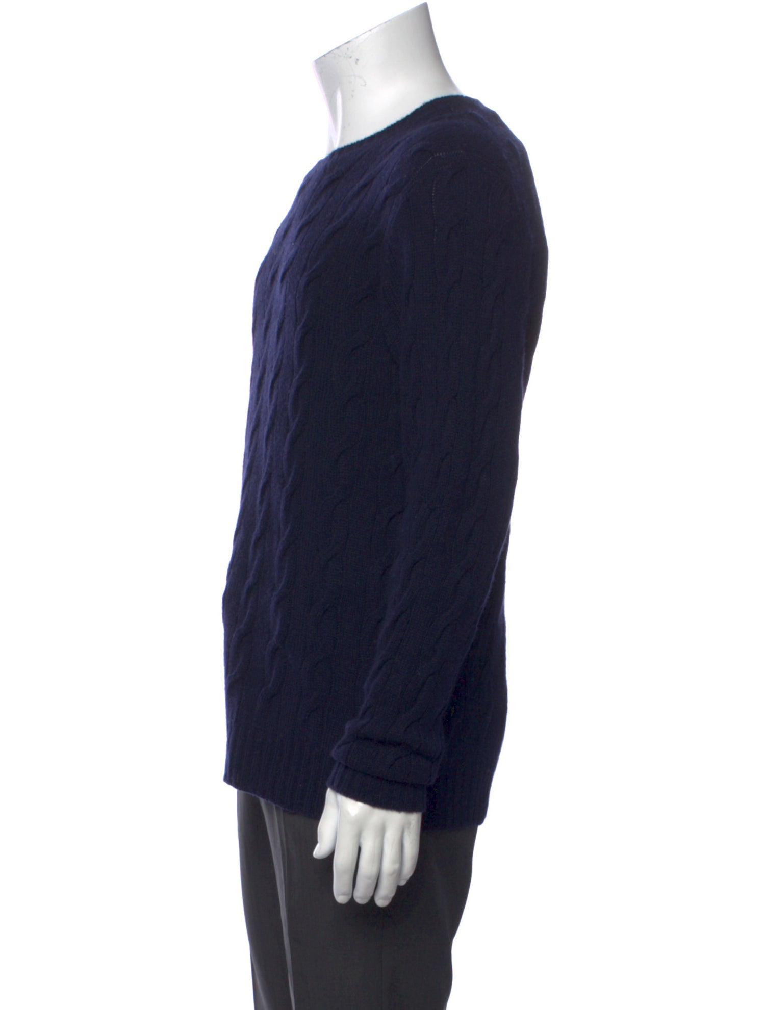 Ralph Lauren Purple Label Cashmere Patterned Pullover