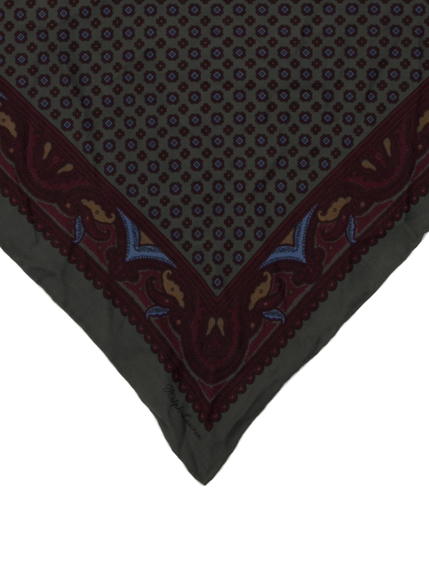 Ralph Lauren Purple Label Silk Paisley Print Bandana w/ Tags