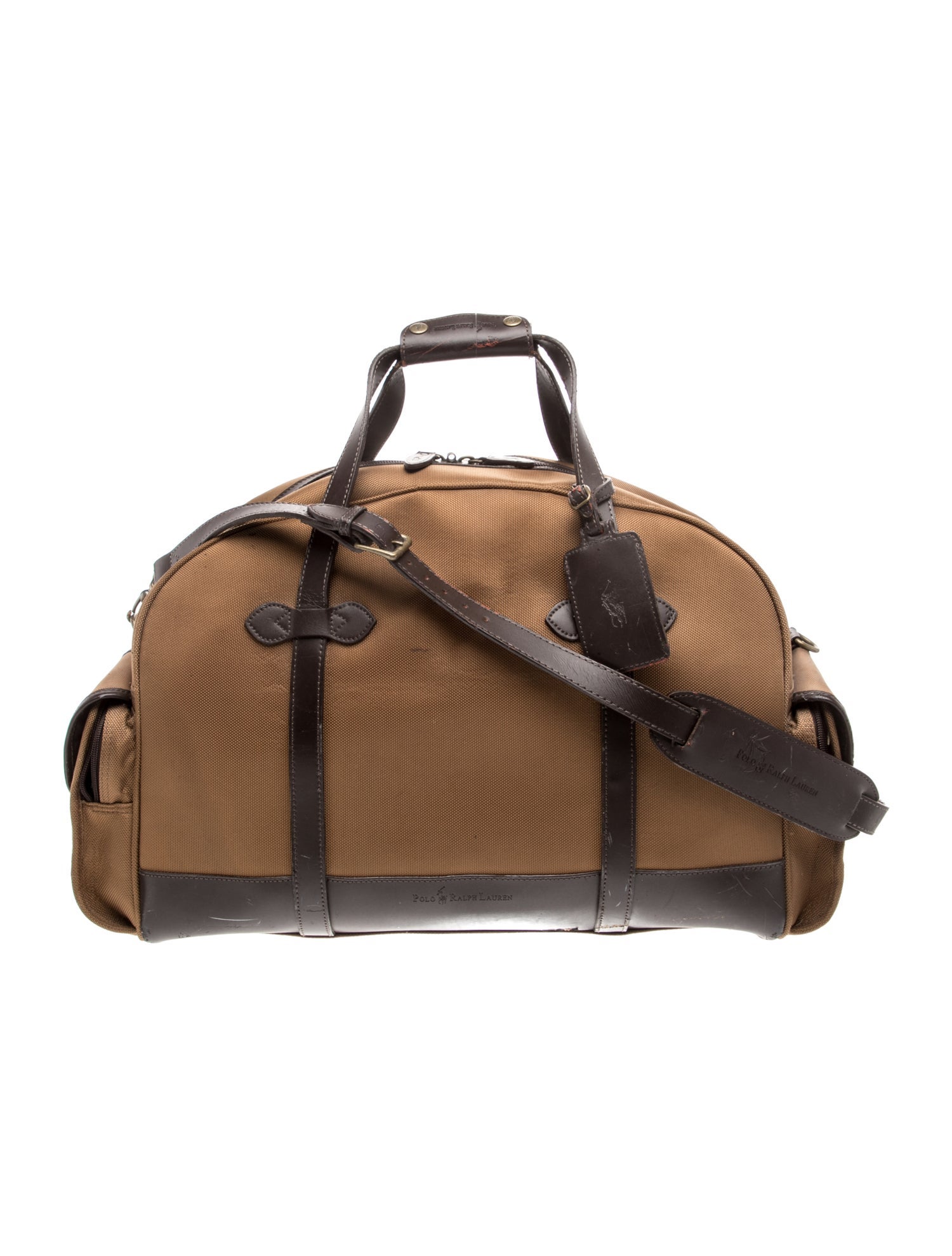 Maison Margiela Leather Duffle Bag - Blue Luggage and Travel