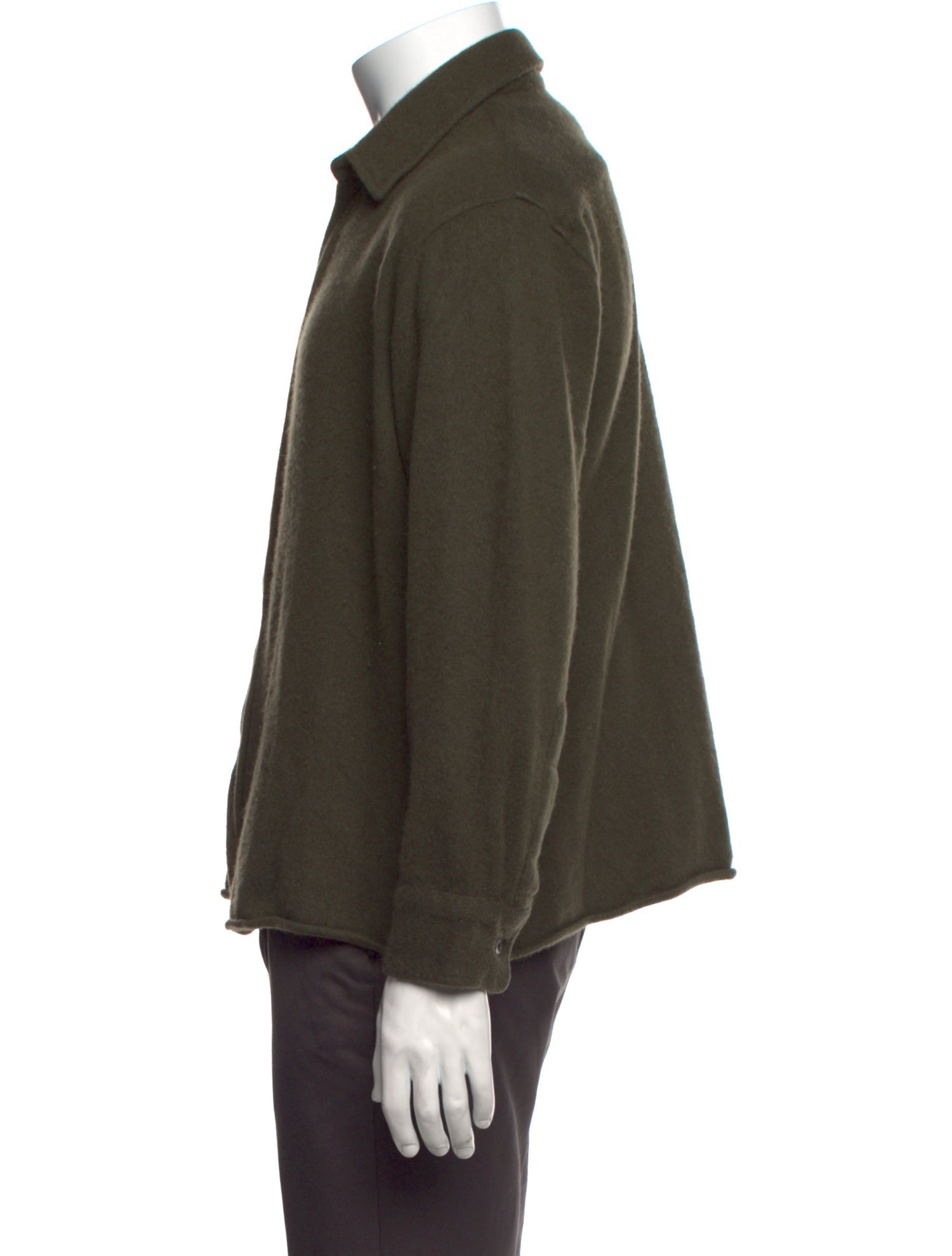 Ralph Lauren Purple Label Cashmere Mock Neck Cardigan