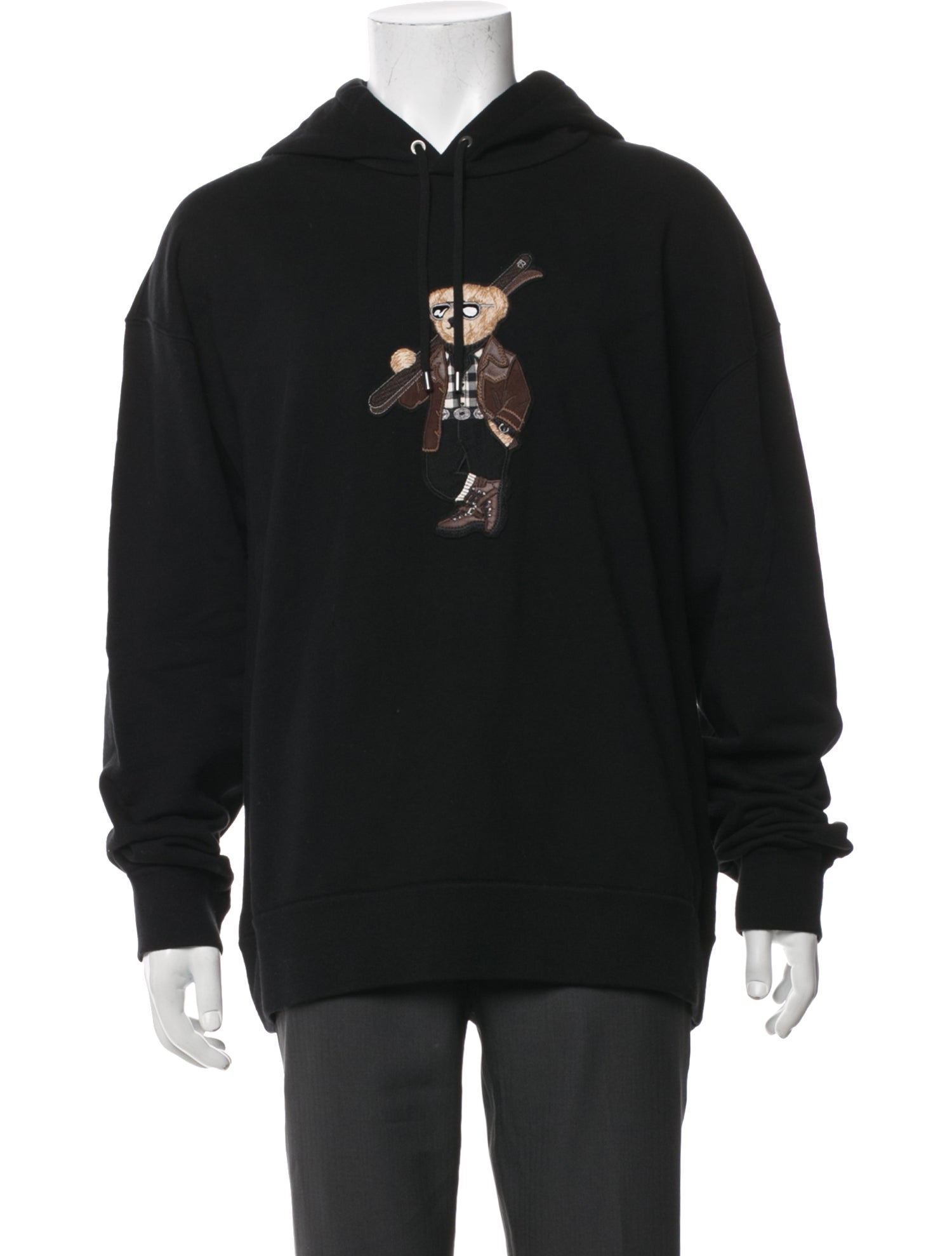Ralph Lauren Purple Label Graphic Print Crew Neck Hoodie