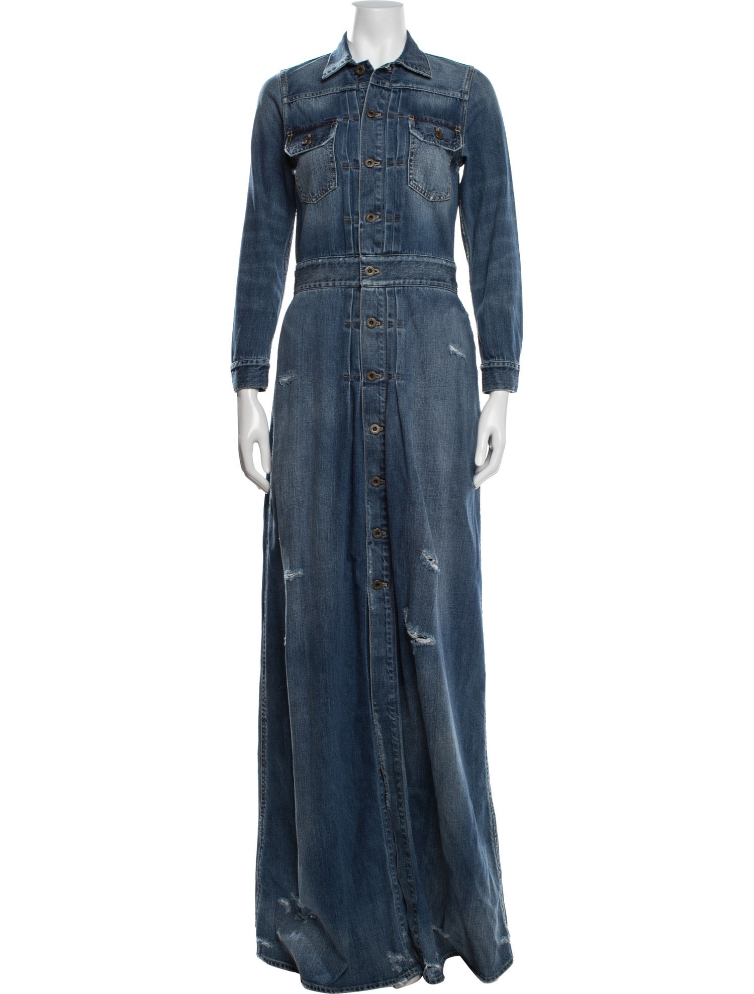 Ralph Lauren Collection Long Dress w/ Tags - Blue Dresses, Clothing - RLPLB85604