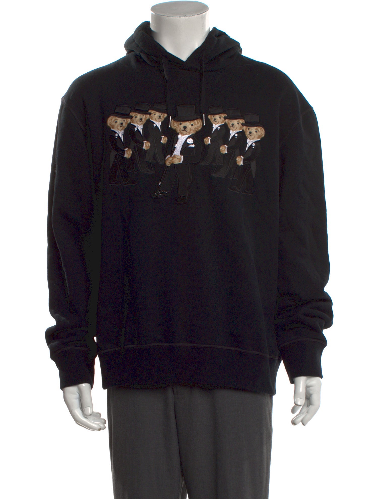 Balenciaga 2020 Unifit Layered Destroyed Hoodie - Blue Sweatshirts